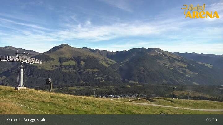 Archiv Foto Webcam Hochkrimml: Berggeistalm
