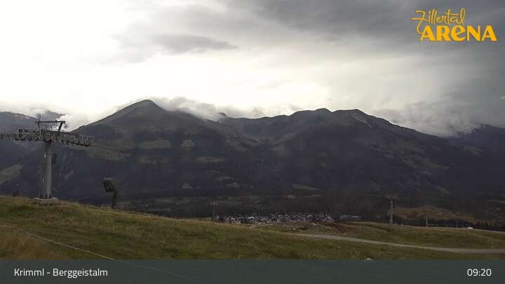 Archiv Foto Webcam Hochkrimml: Berggeistalm
