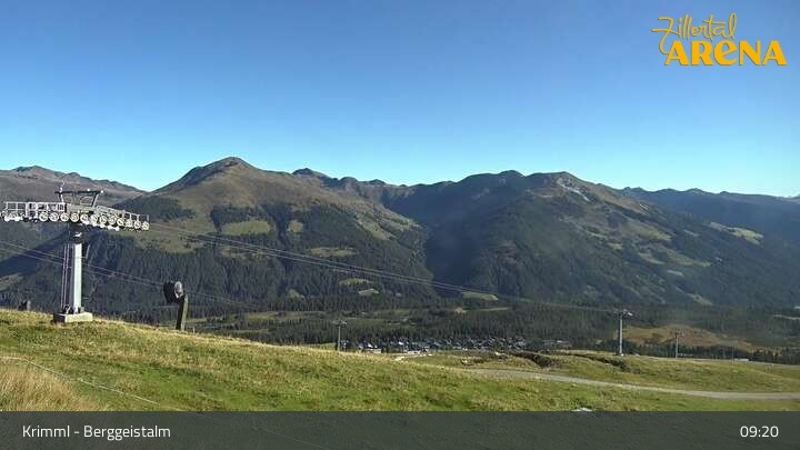 Archiv Foto Webcam Hochkrimml: Berggeistalm