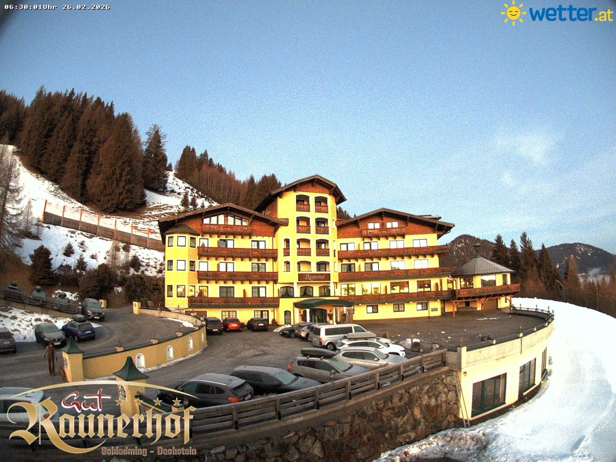 Archived image Webcam Schladming: Hotel Raunerhof