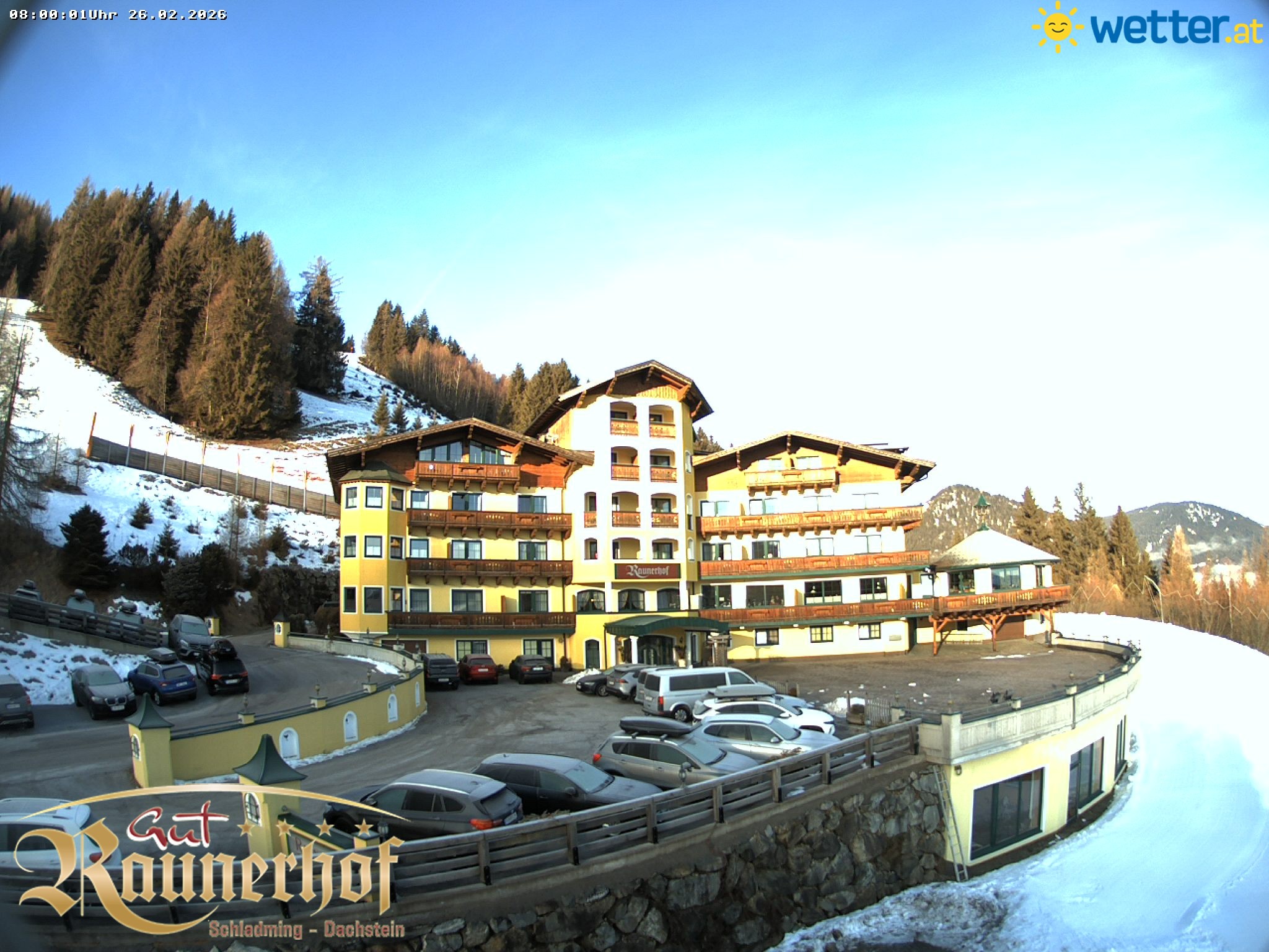 Archived image Webcam Schladming: Hotel Raunerhof