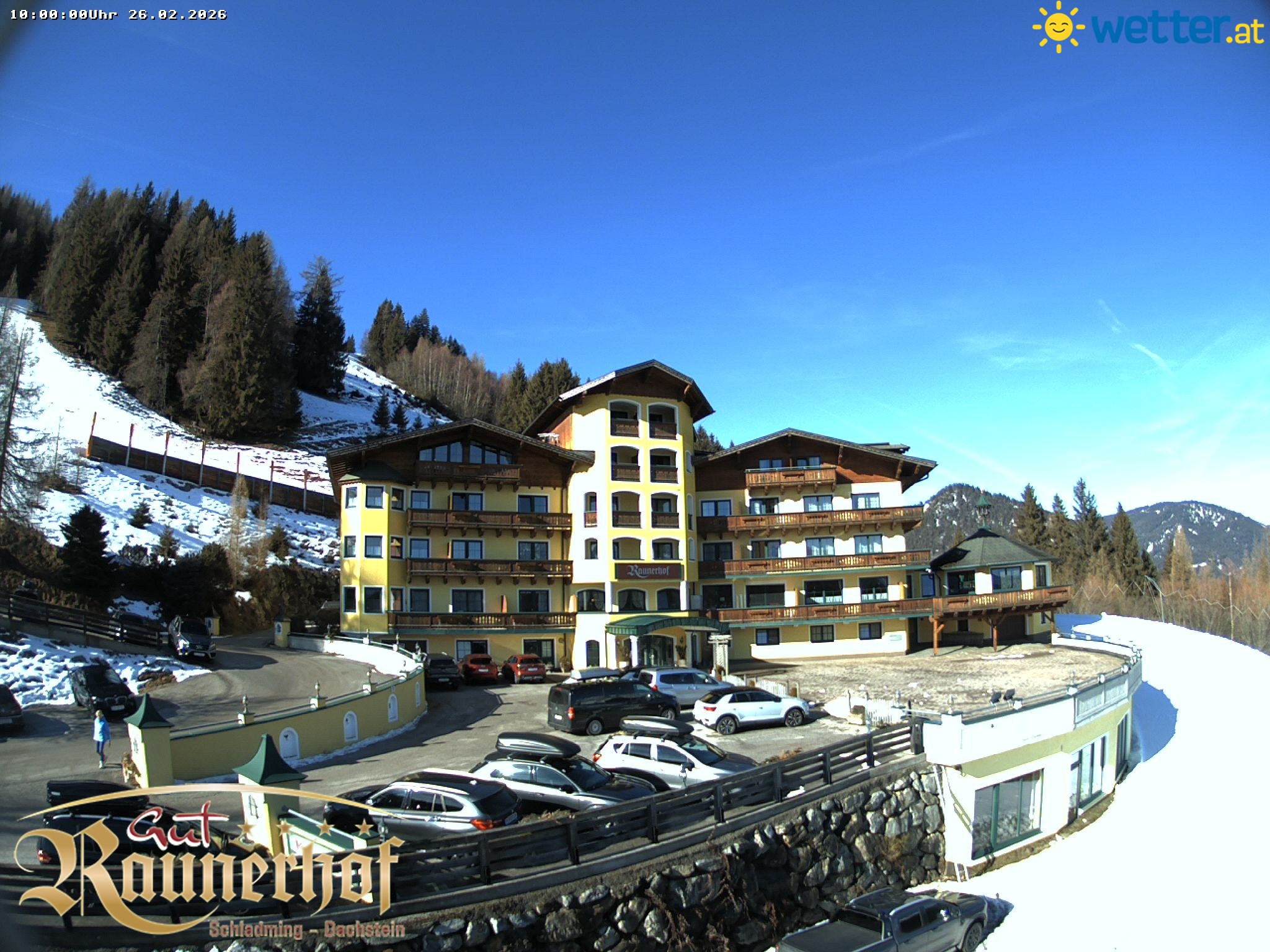 Archived image Webcam Schladming: Hotel Raunerhof