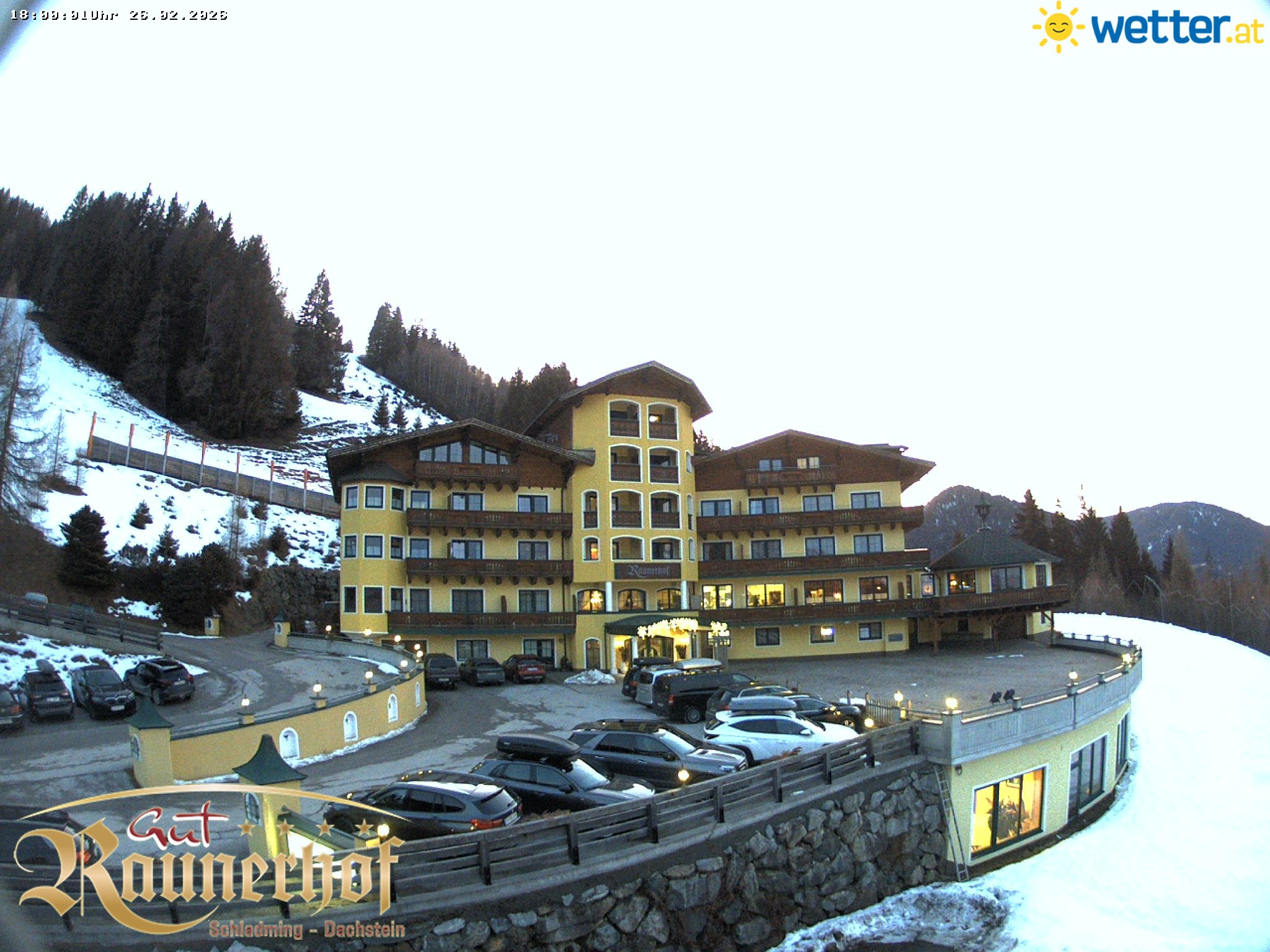 Archived image Webcam Schladming: Hotel Raunerhof