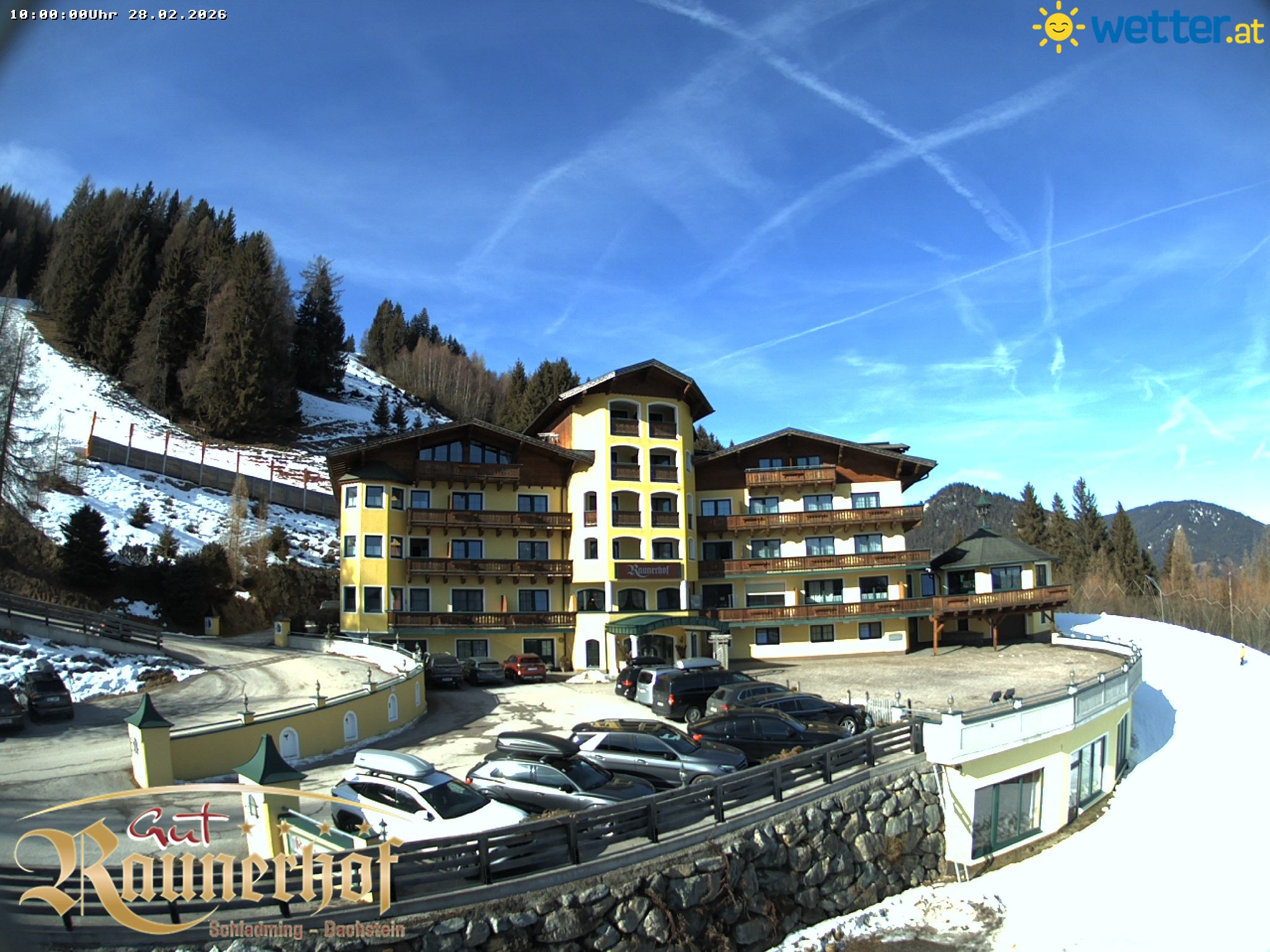 Archived image Webcam Schladming: Hotel Raunerhof
