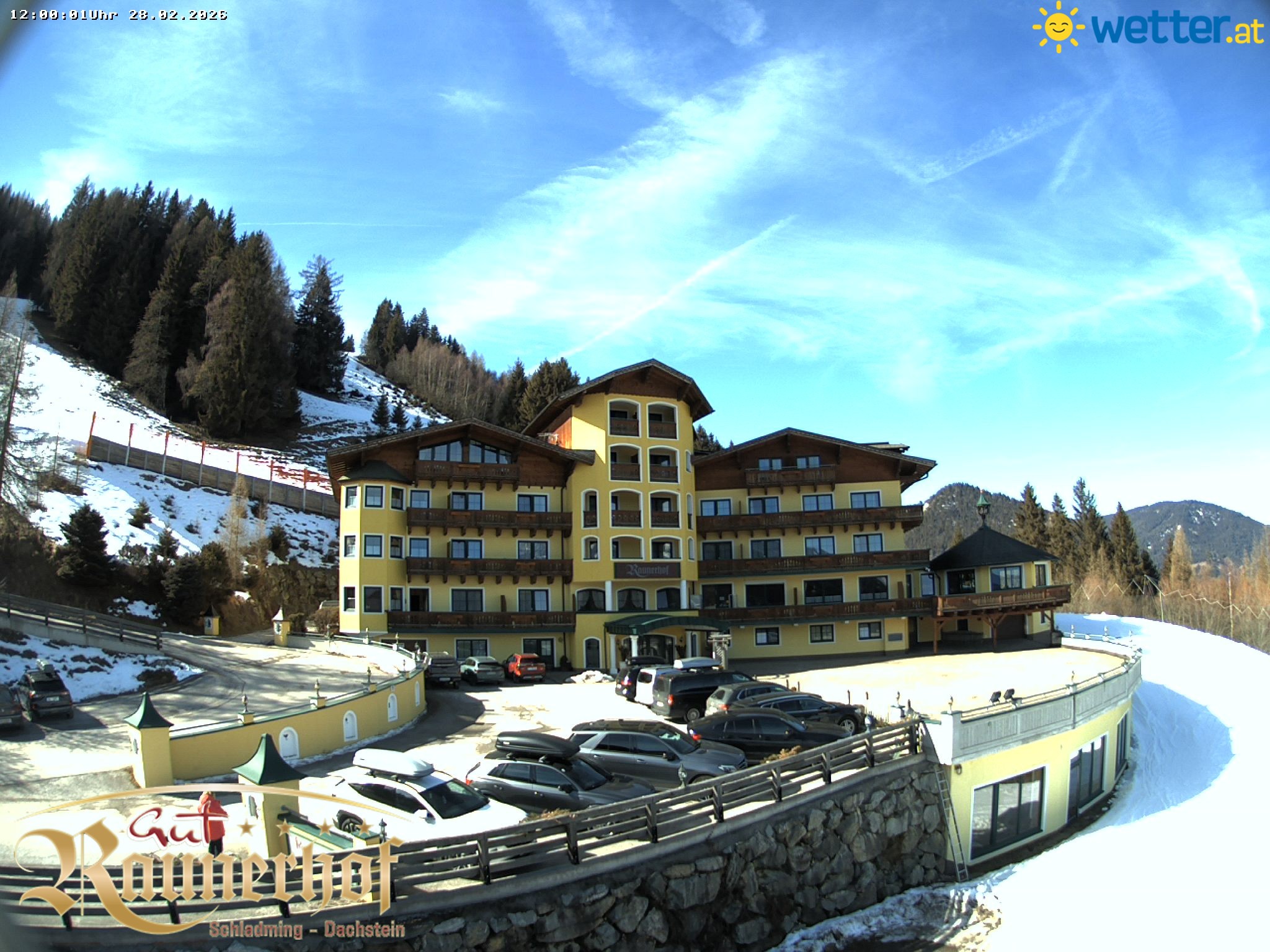 Archived image Webcam Schladming: Hotel Raunerhof