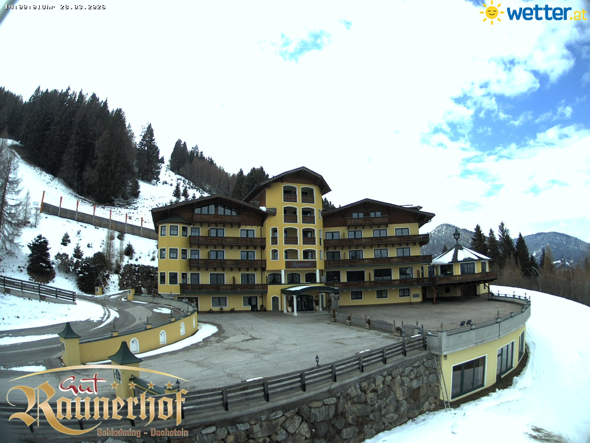 Archived image Webcam Schladming: Hotel Raunerhof