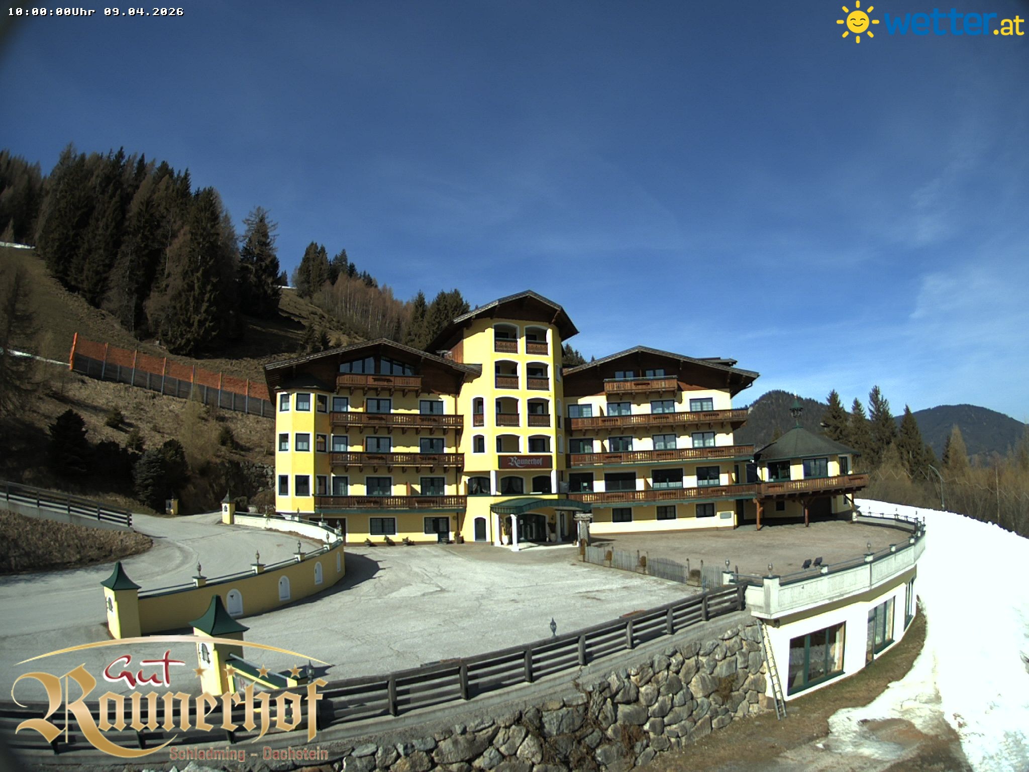 Archived image Webcam Schladming: Hotel Raunerhof