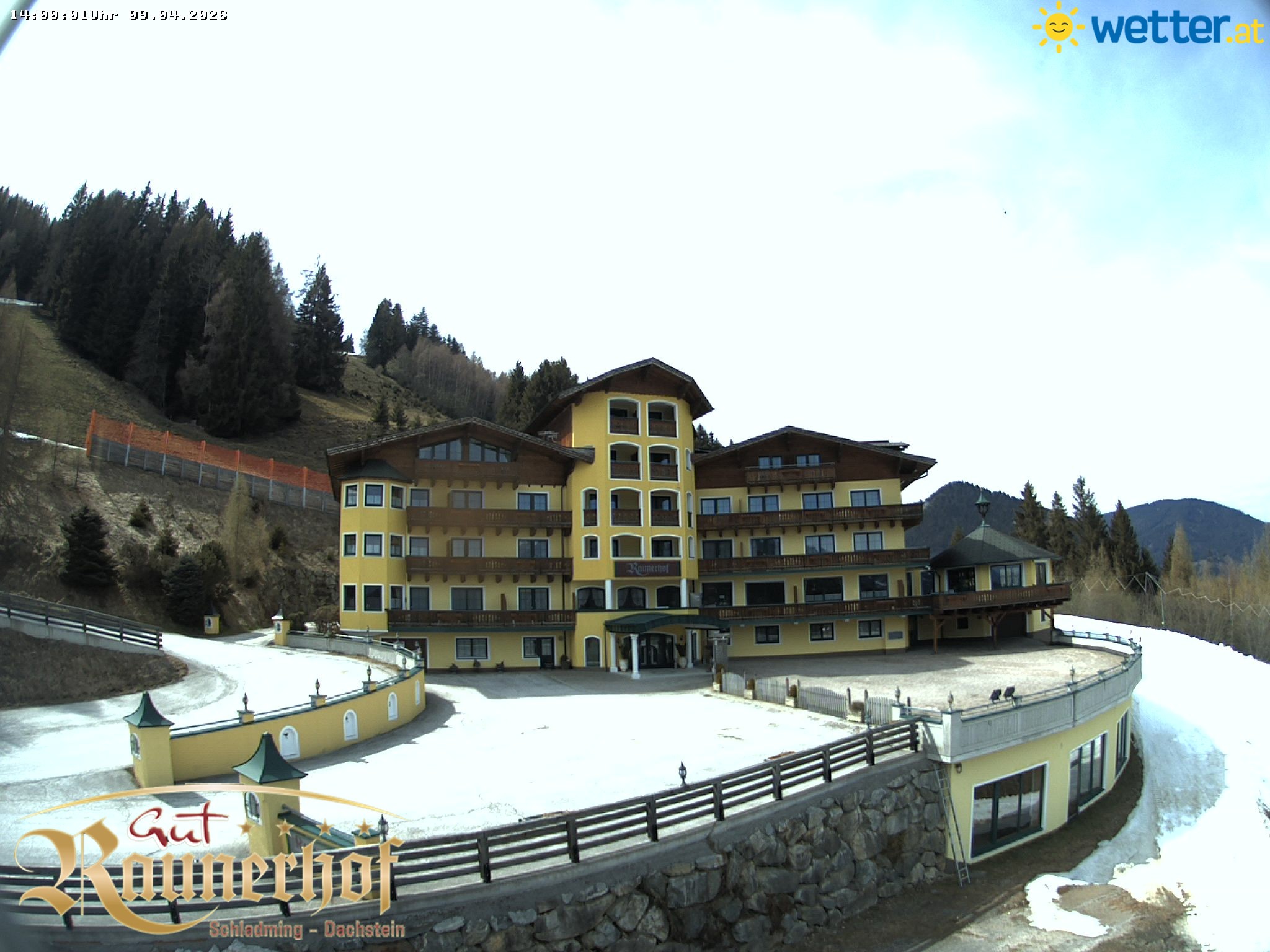 Archived image Webcam Schladming: Hotel Raunerhof