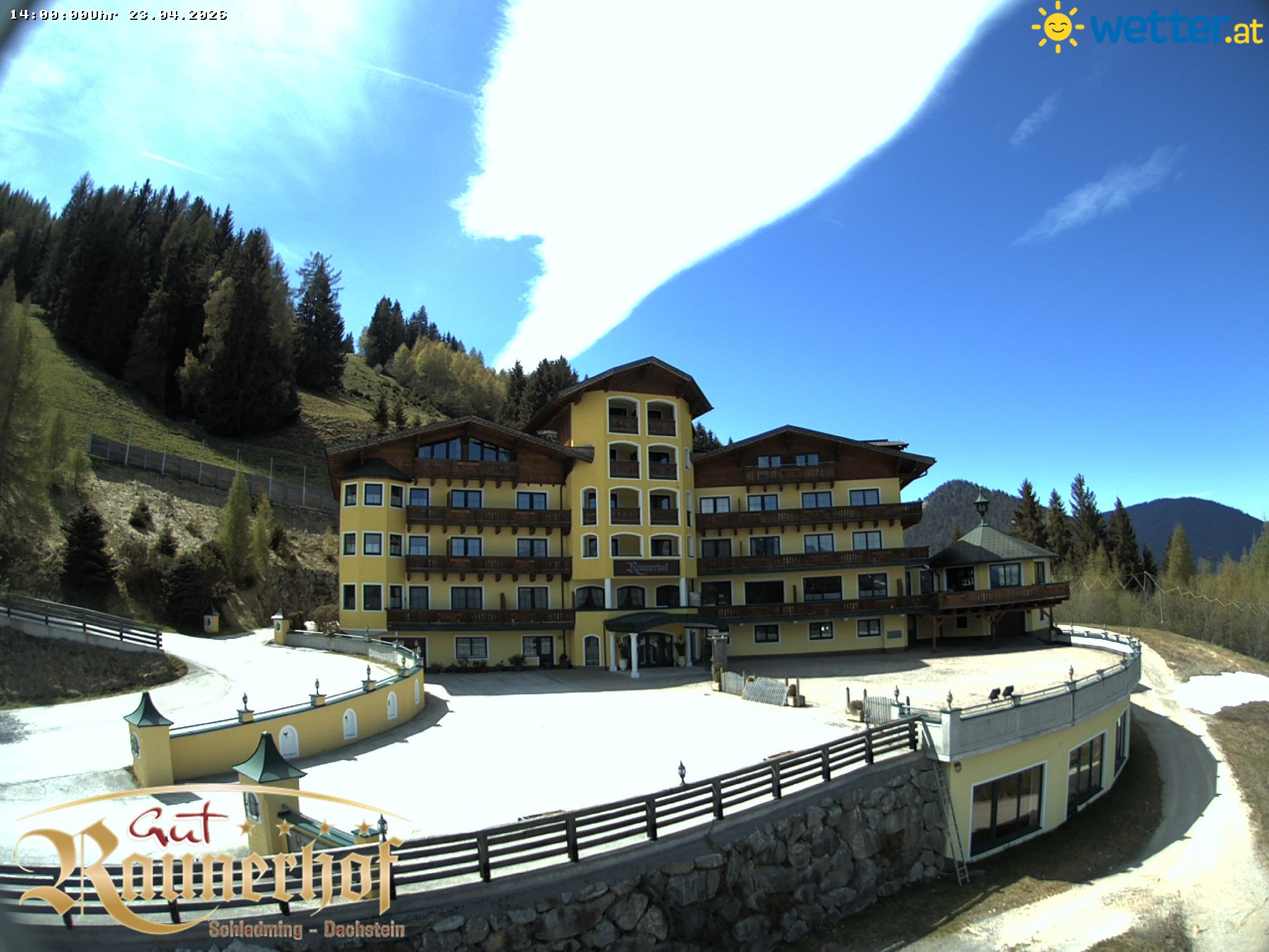 Archived image Webcam Schladming: Hotel Raunerhof