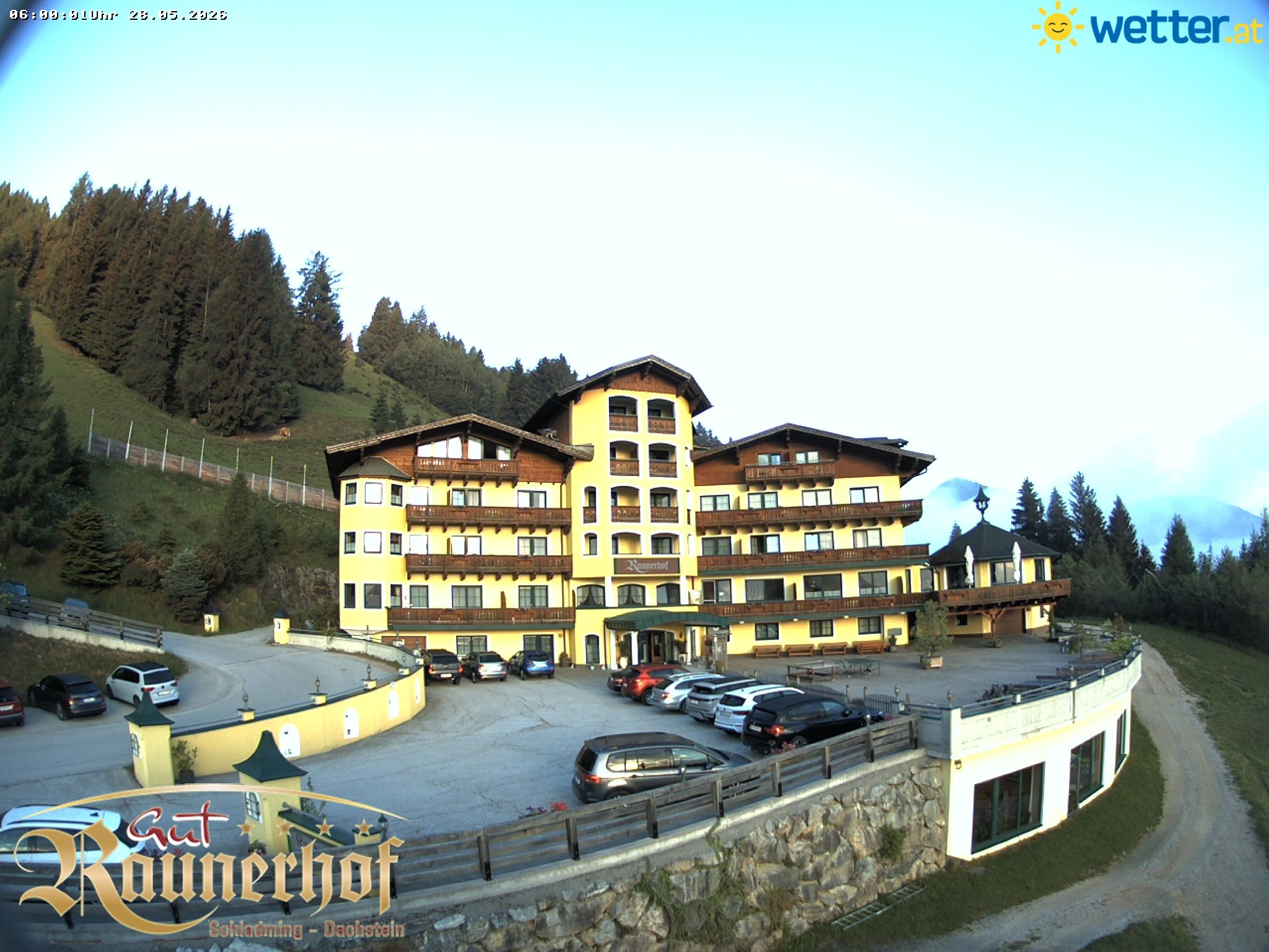 Archived image Webcam Schladming: Hotel Raunerhof