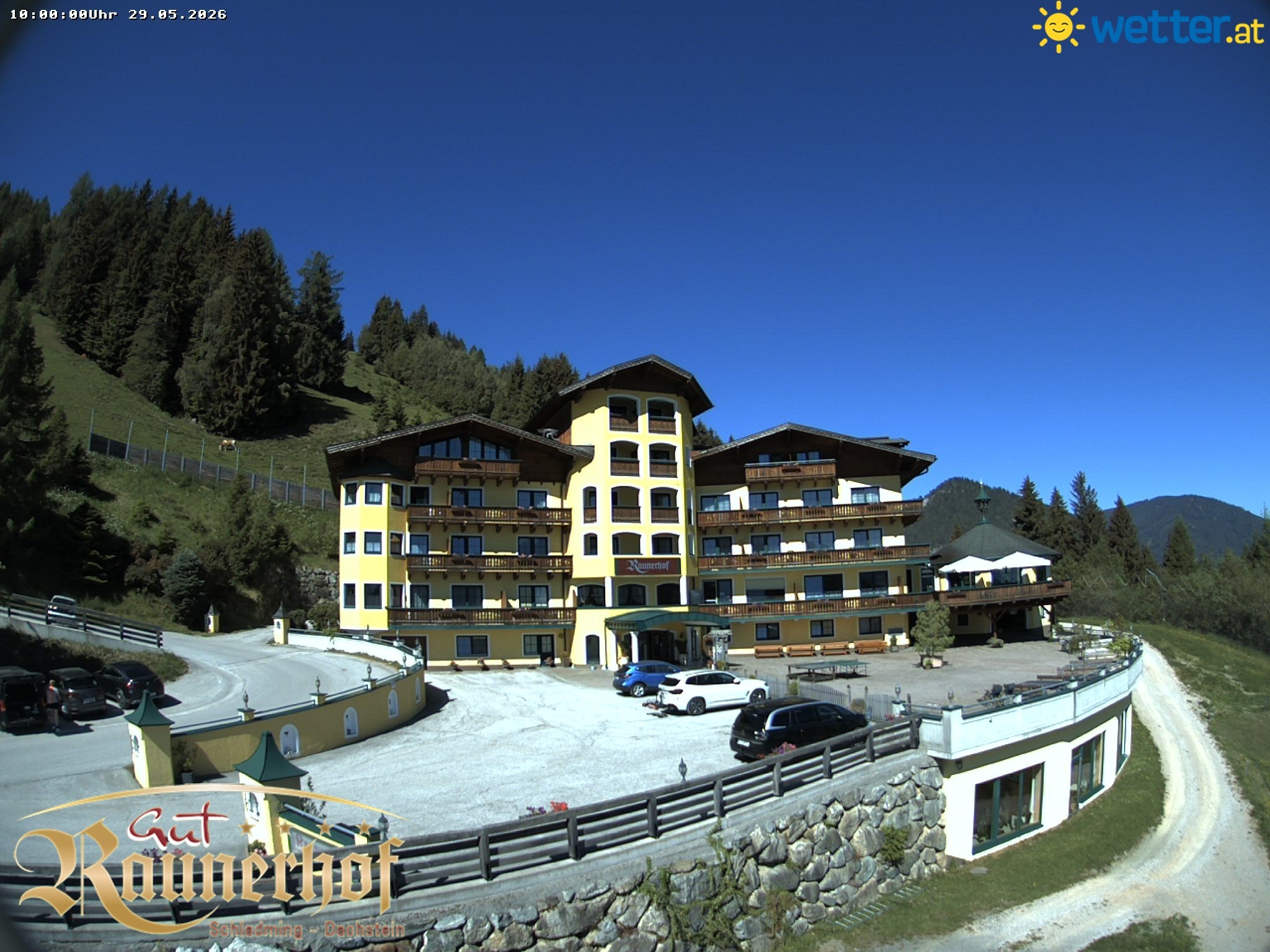 Archived image Webcam Schladming: Hotel Raunerhof
