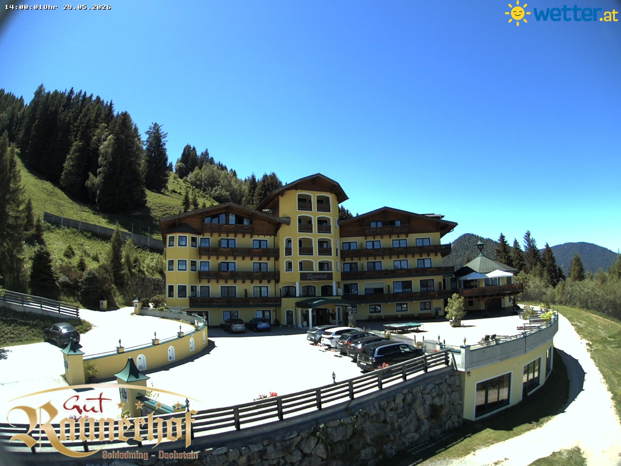 Archived image Webcam Schladming: Hotel Raunerhof