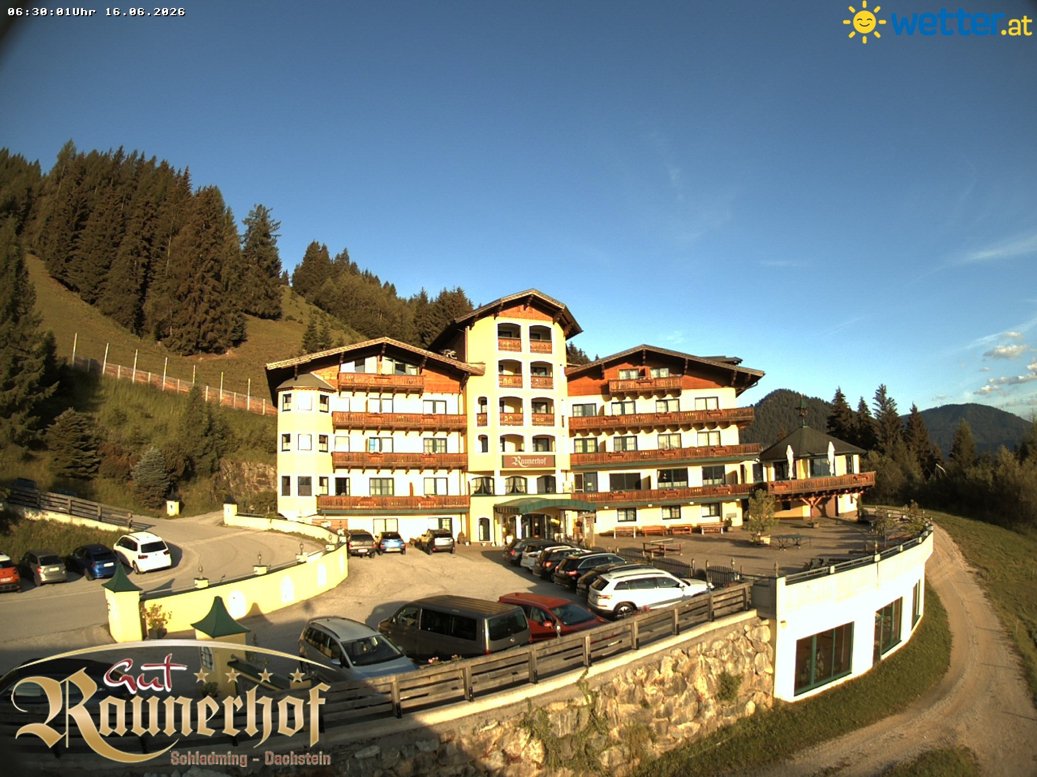 Archived image Webcam Schladming: Hotel Raunerhof