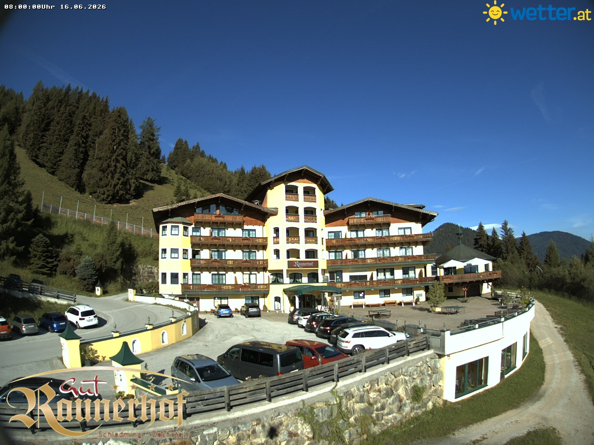 Archived image Webcam Schladming: Hotel Raunerhof