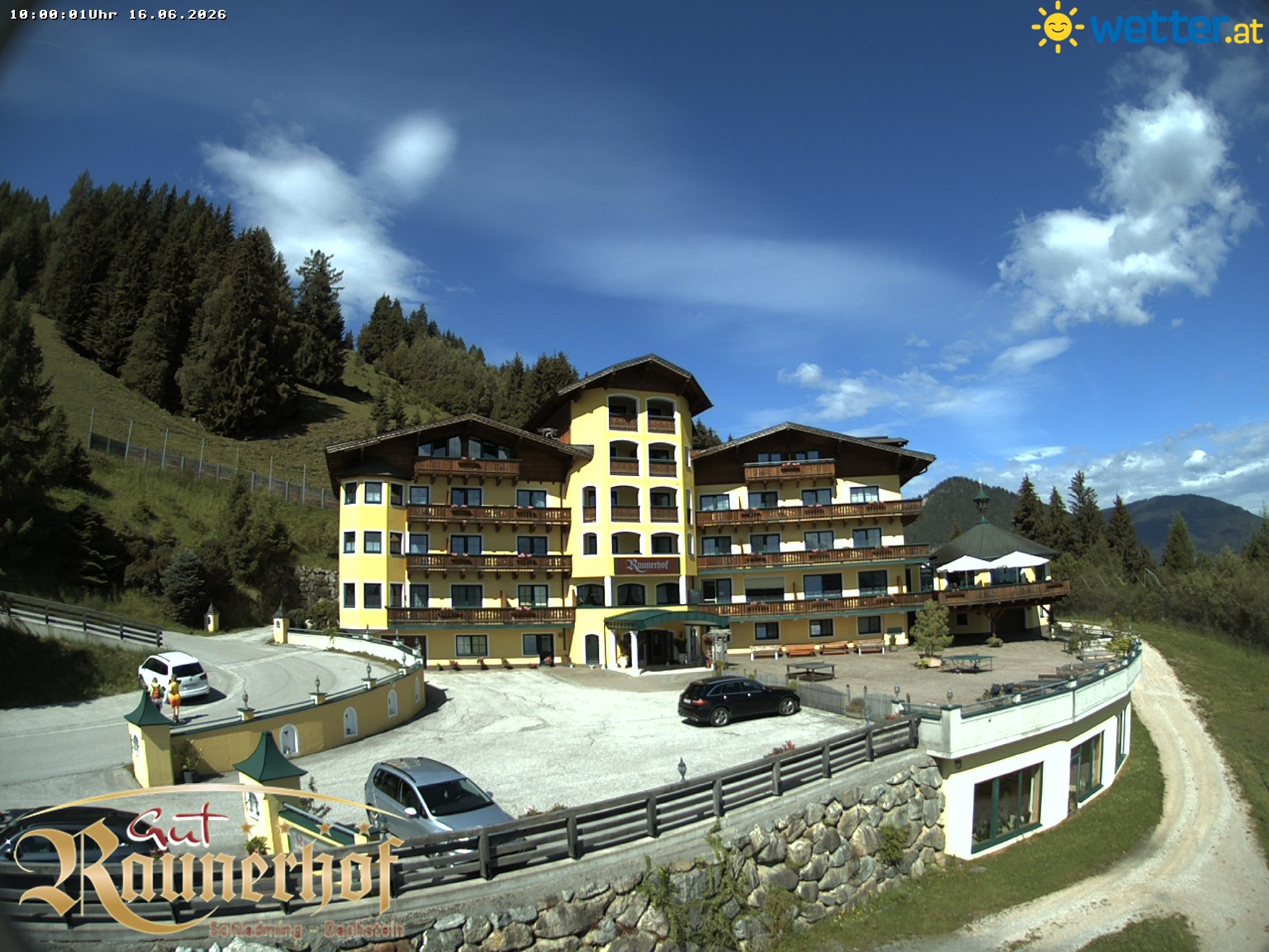 Archived image Webcam Schladming: Hotel Raunerhof
