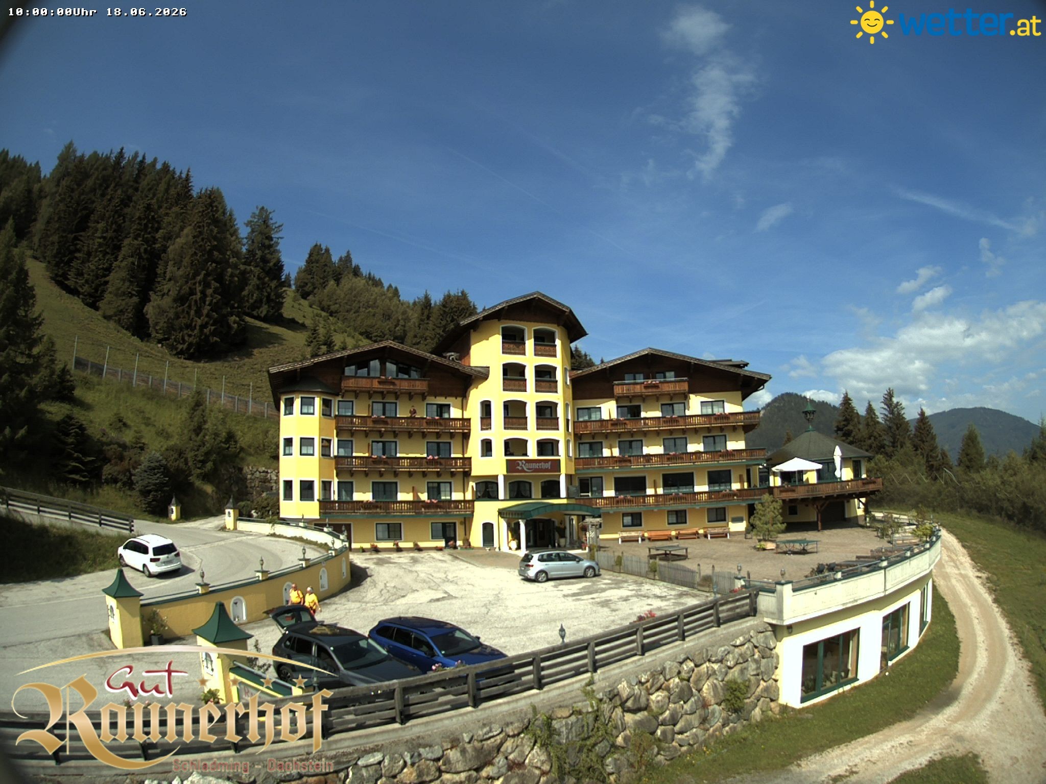 Archived image Webcam Schladming: Hotel Raunerhof