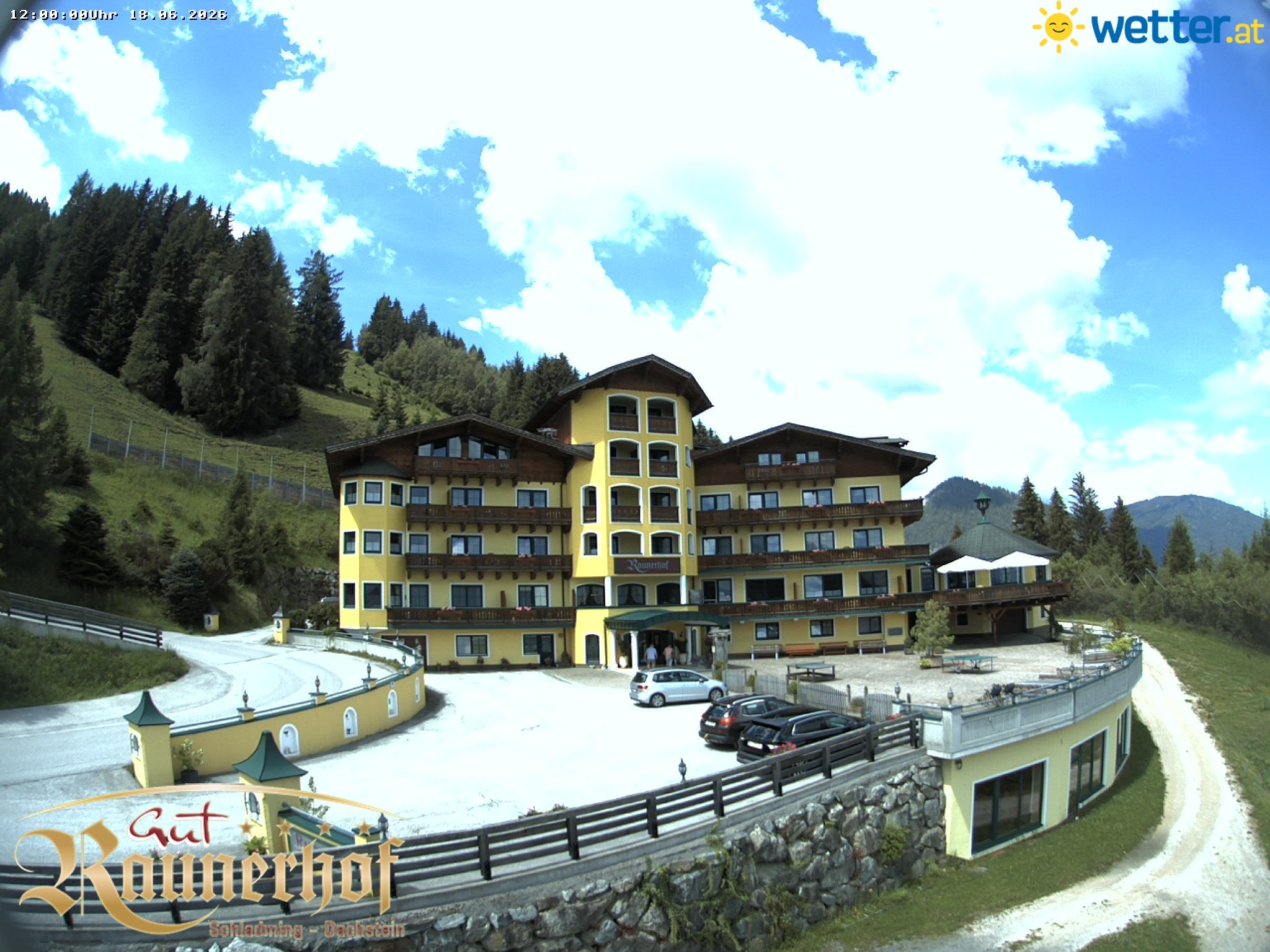 Archived image Webcam Schladming: Hotel Raunerhof