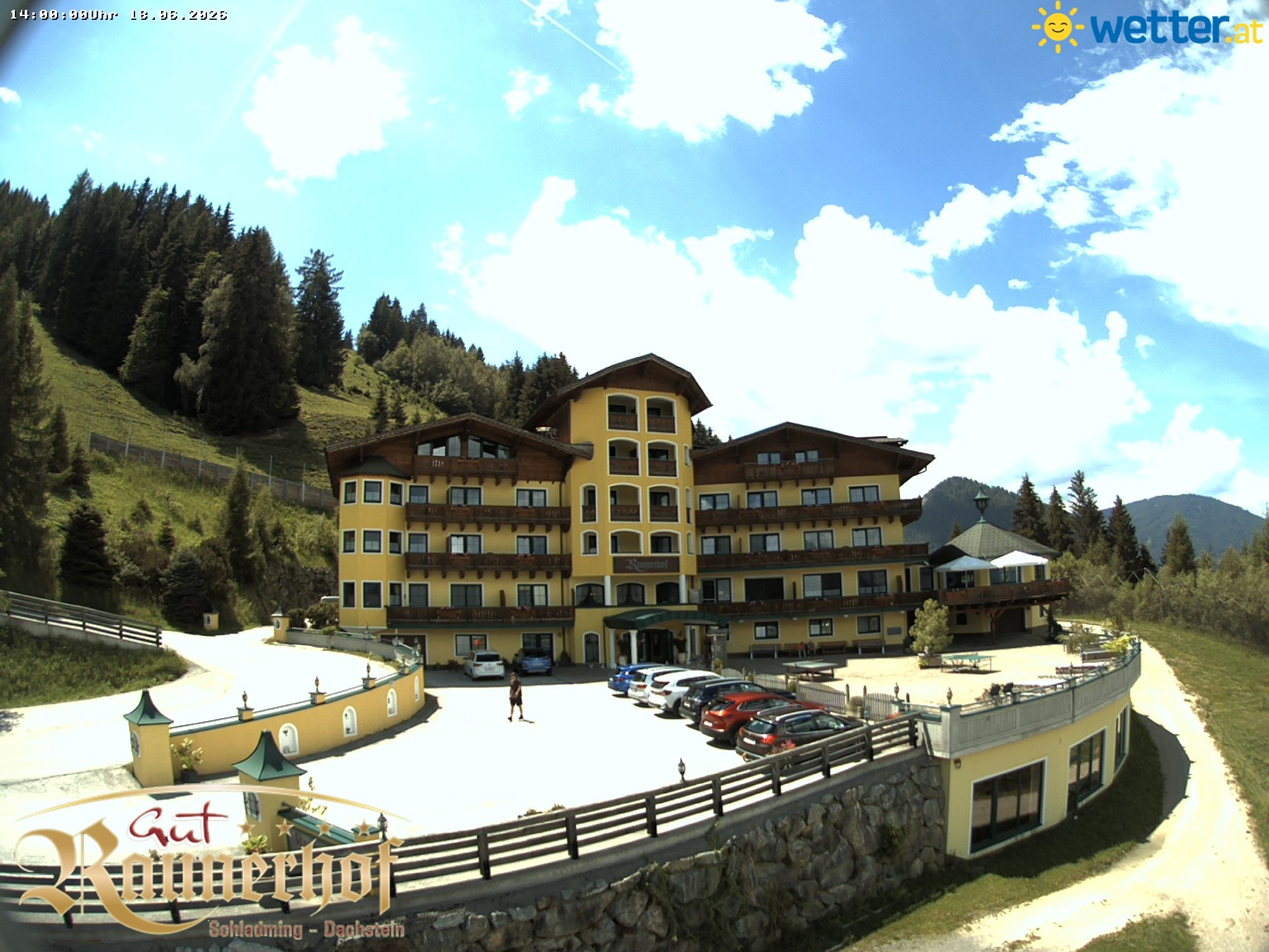 Archived image Webcam Schladming: Hotel Raunerhof