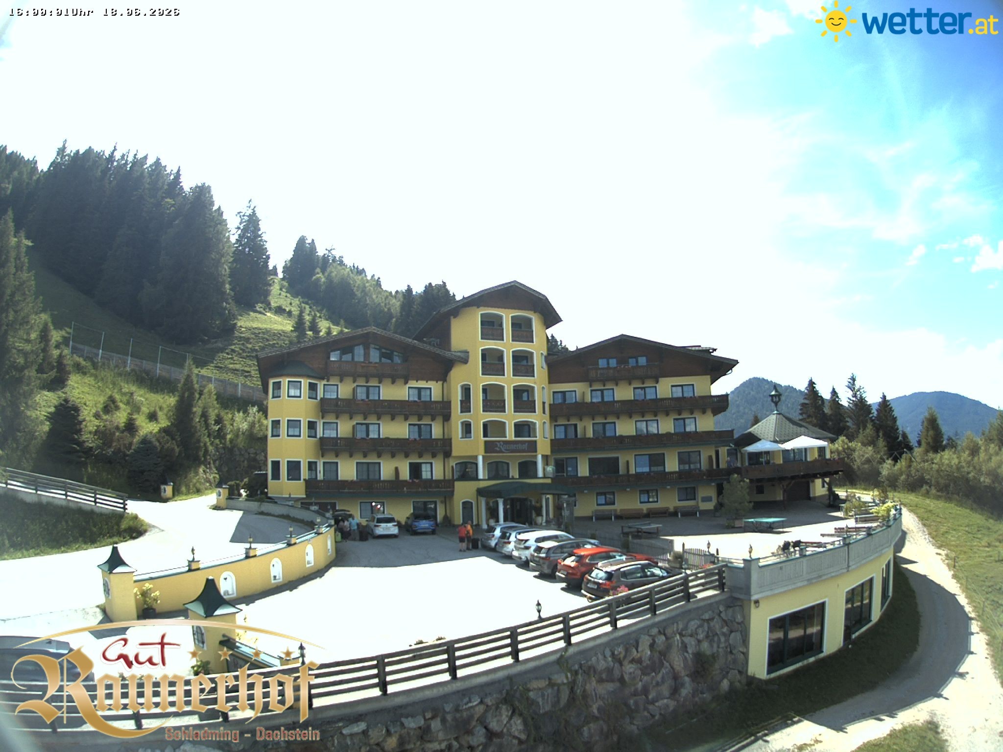 Archived image Webcam Schladming: Hotel Raunerhof