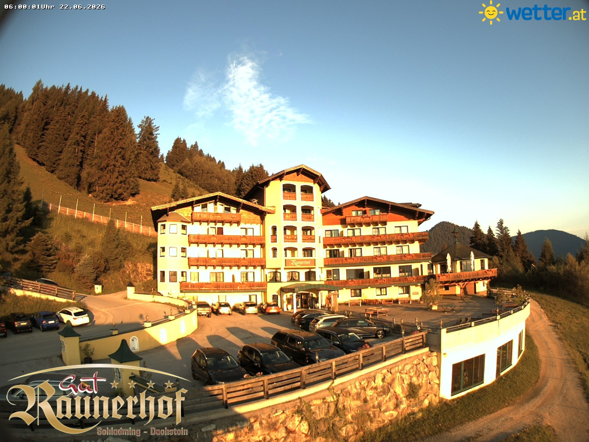 Archived image Webcam Schladming: Hotel Raunerhof