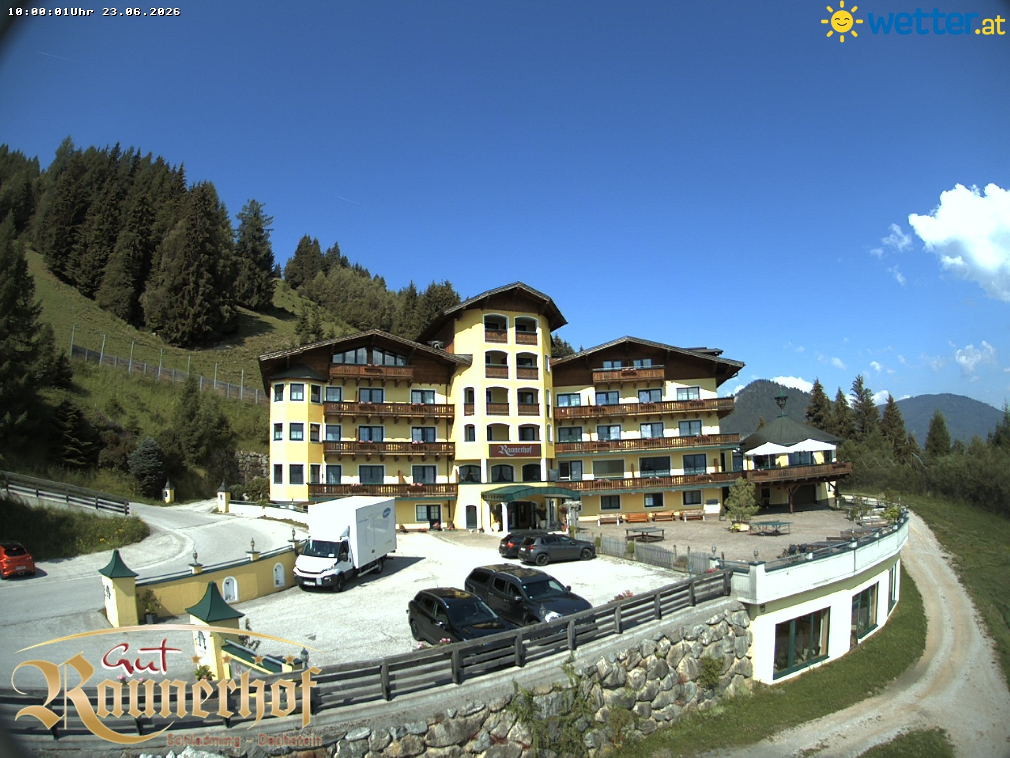Archived image Webcam Schladming: Hotel Raunerhof