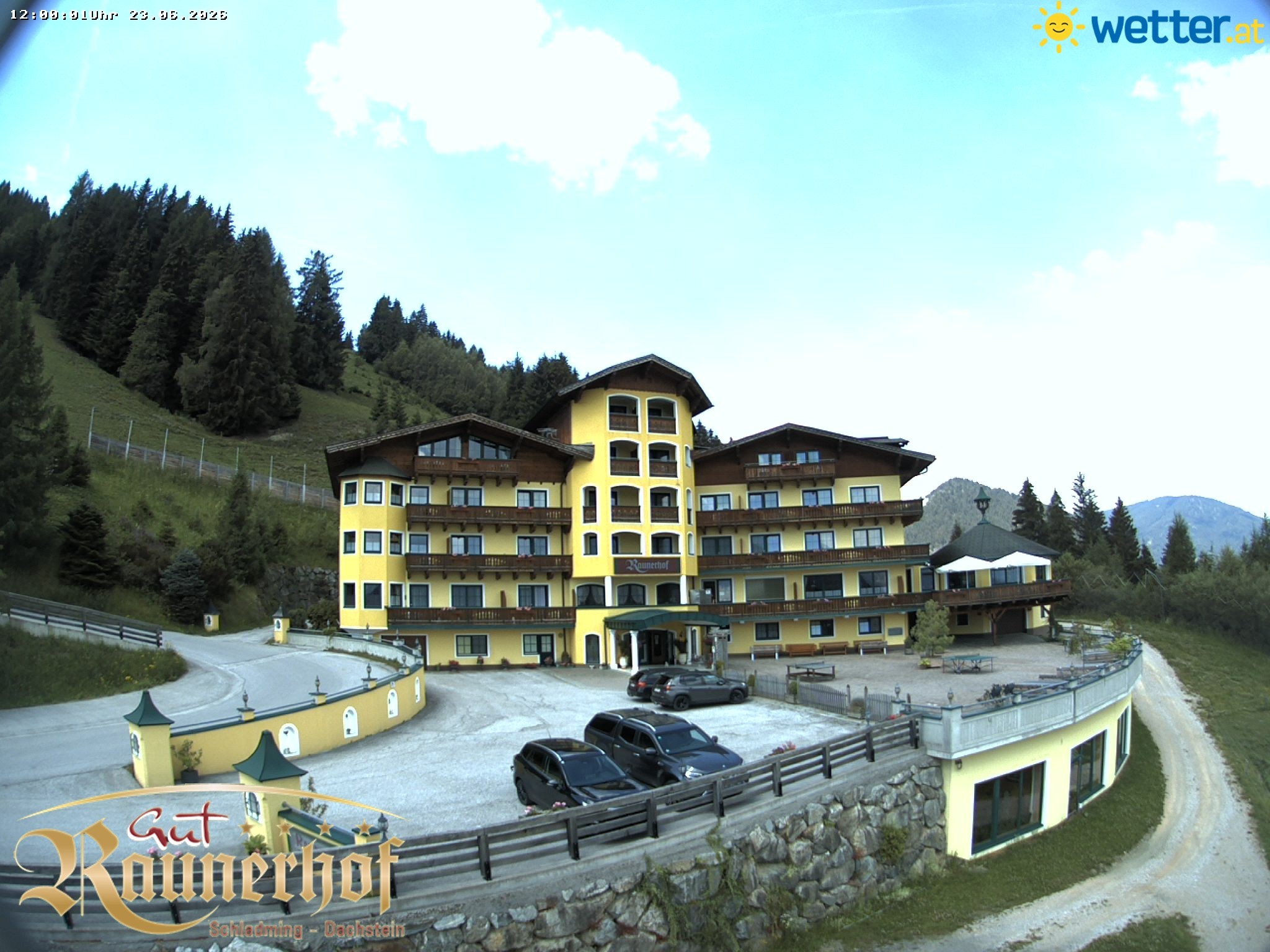 Archived image Webcam Schladming: Hotel Raunerhof