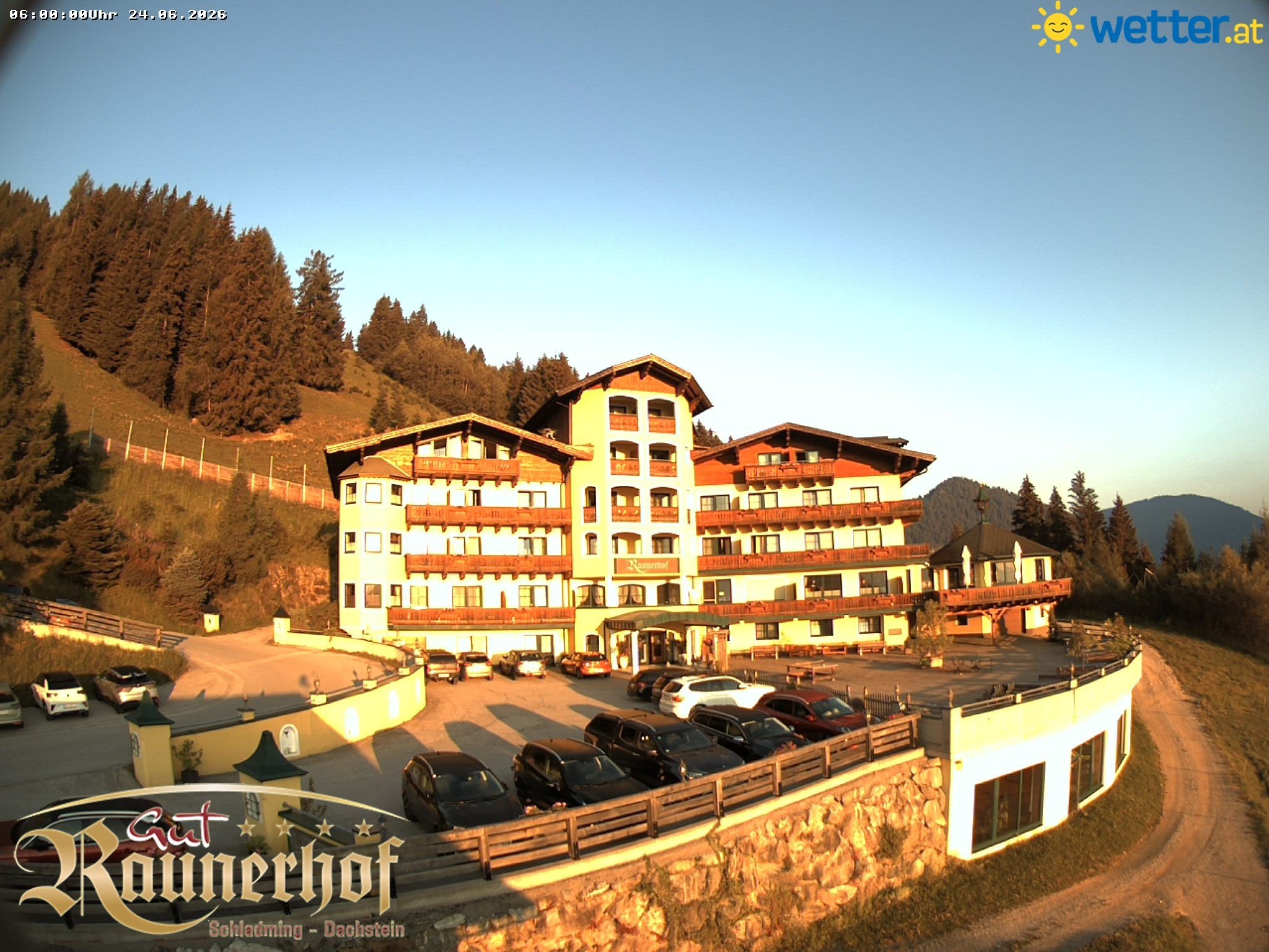 Archived image Webcam Schladming: Hotel Raunerhof