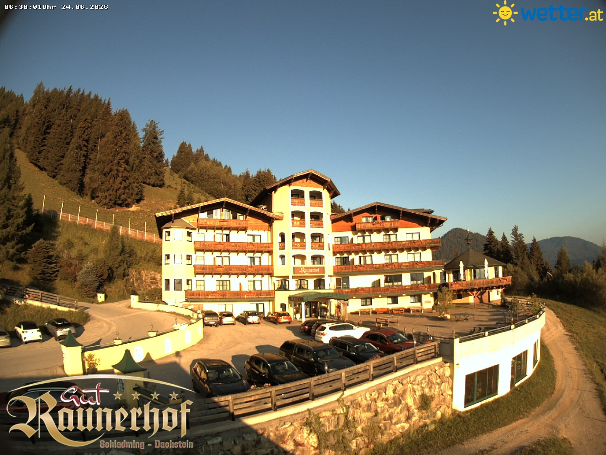 Archived image Webcam Schladming: Hotel Raunerhof