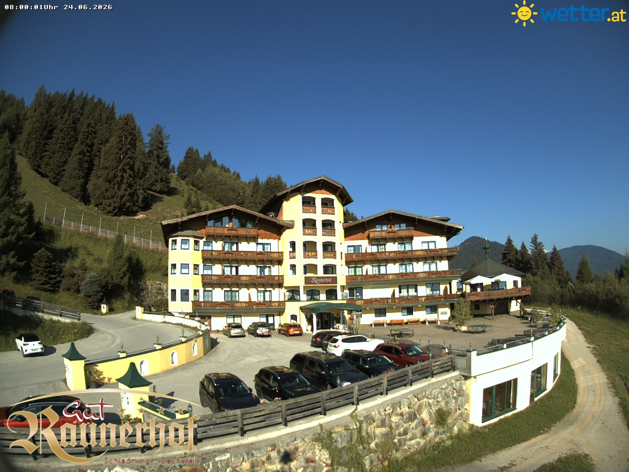 Archived image Webcam Schladming: Hotel Raunerhof
