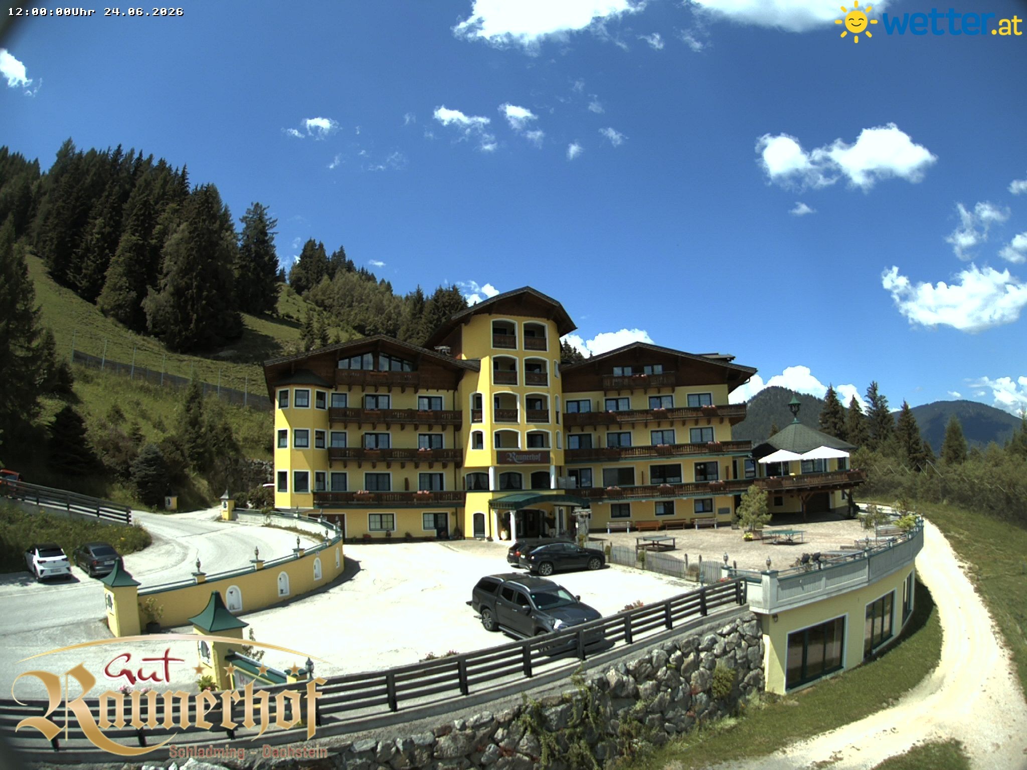 Archived image Webcam Schladming: Hotel Raunerhof