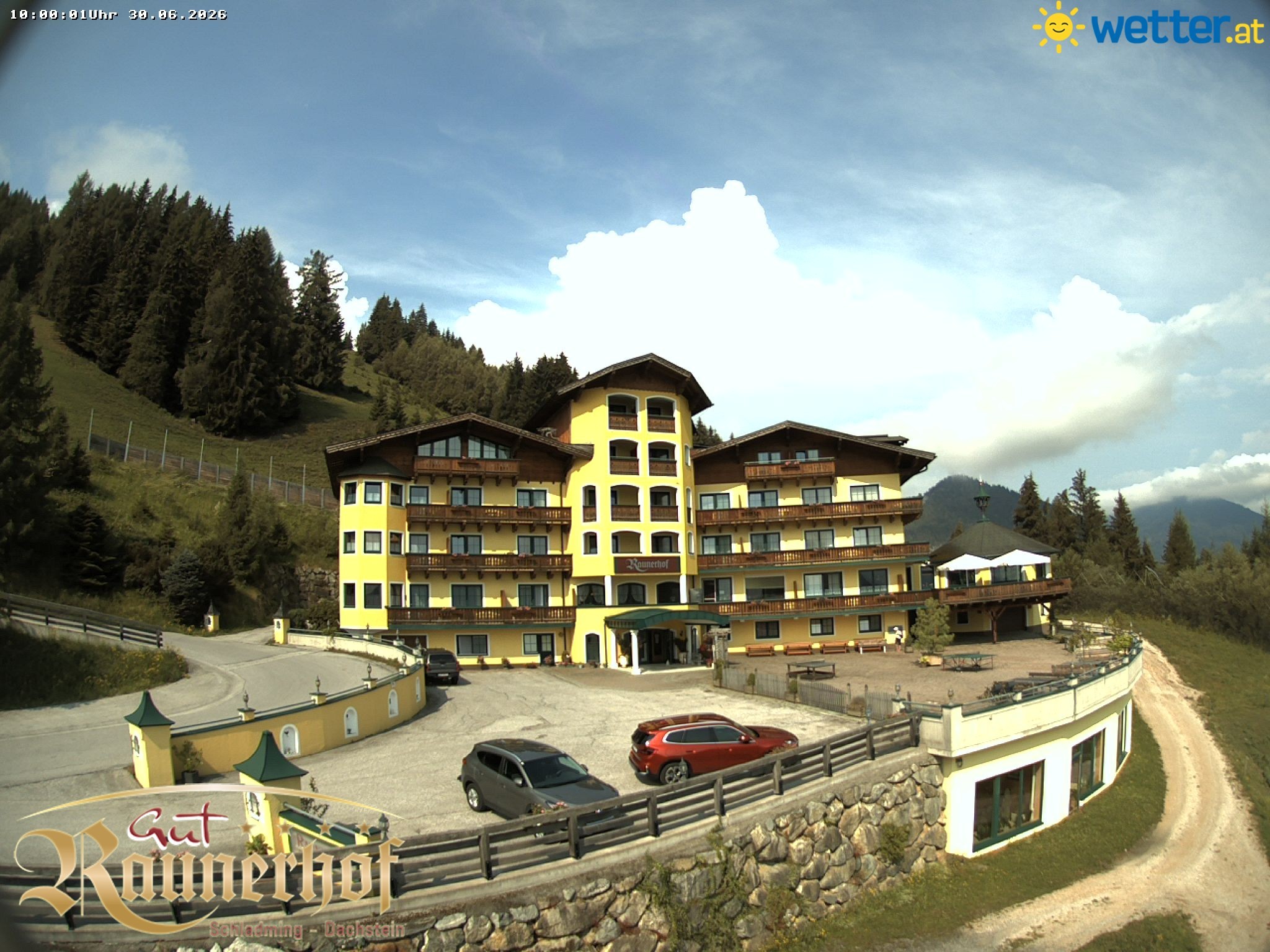 Archived image Webcam Schladming: Hotel Raunerhof