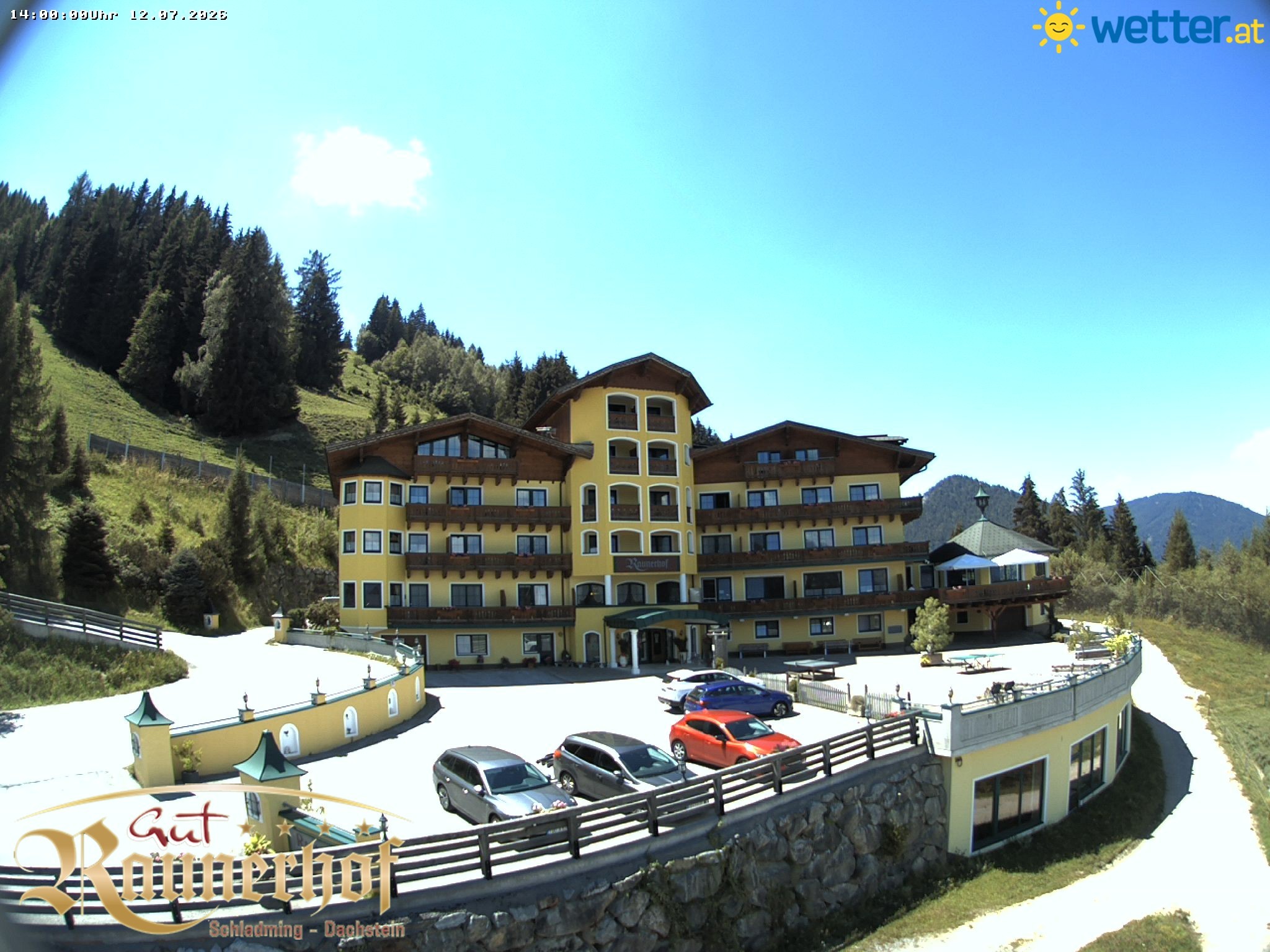 Archived image Webcam Schladming: Hotel Raunerhof