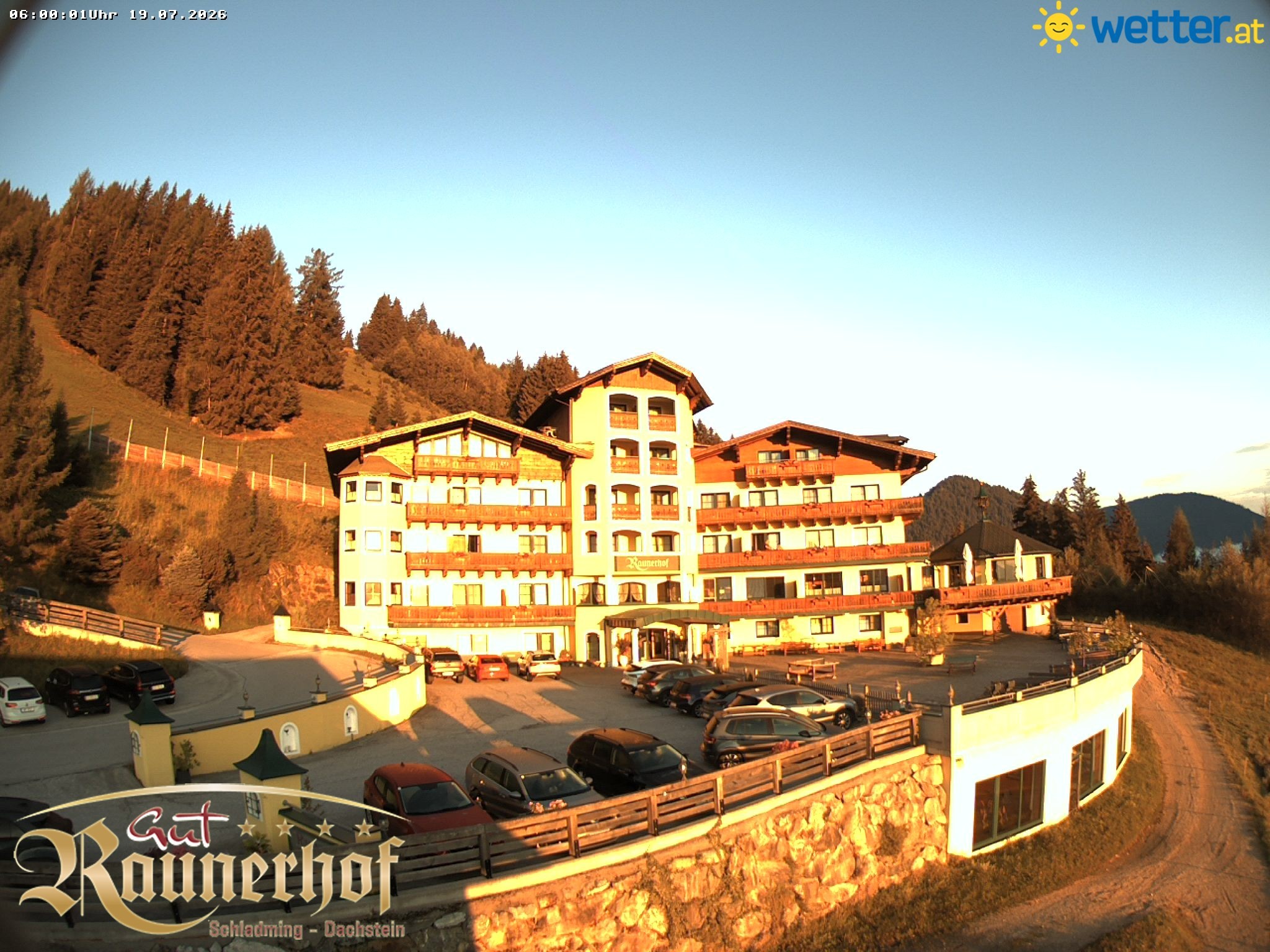 Archived image Webcam Schladming: Hotel Raunerhof