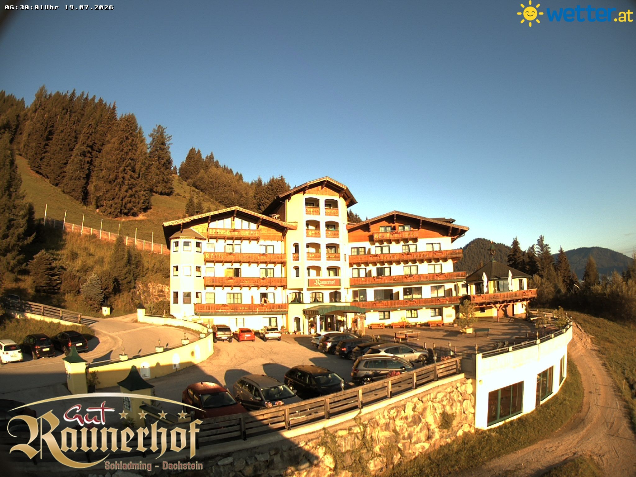 Archived image Webcam Schladming: Hotel Raunerhof