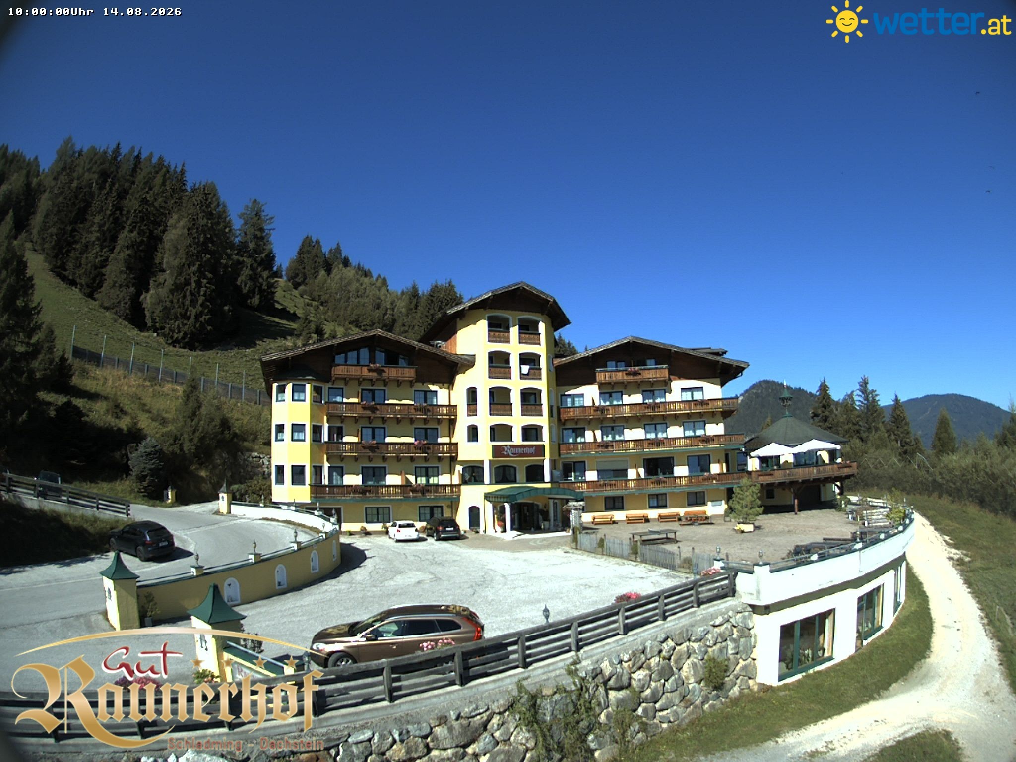 Archived image Webcam Schladming: Hotel Raunerhof