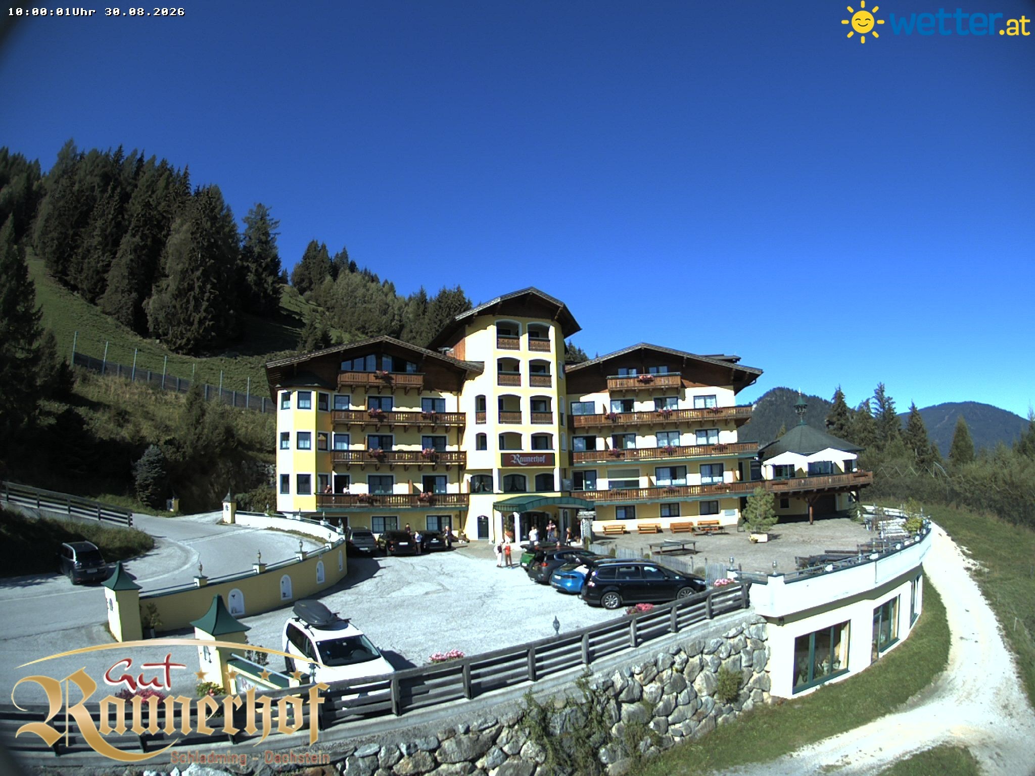 Archived image Webcam Schladming: Hotel Raunerhof