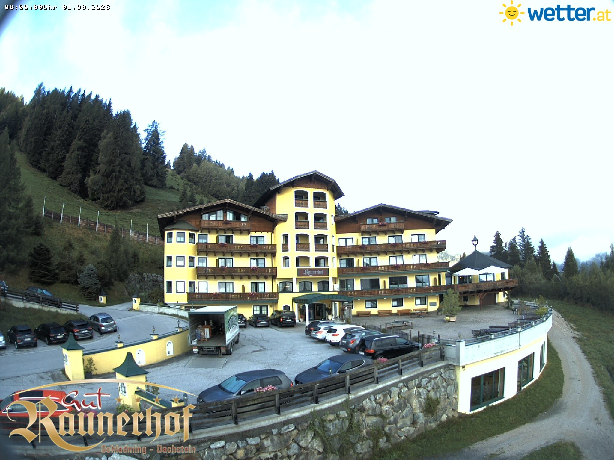 Archived image Webcam Schladming: Hotel Raunerhof