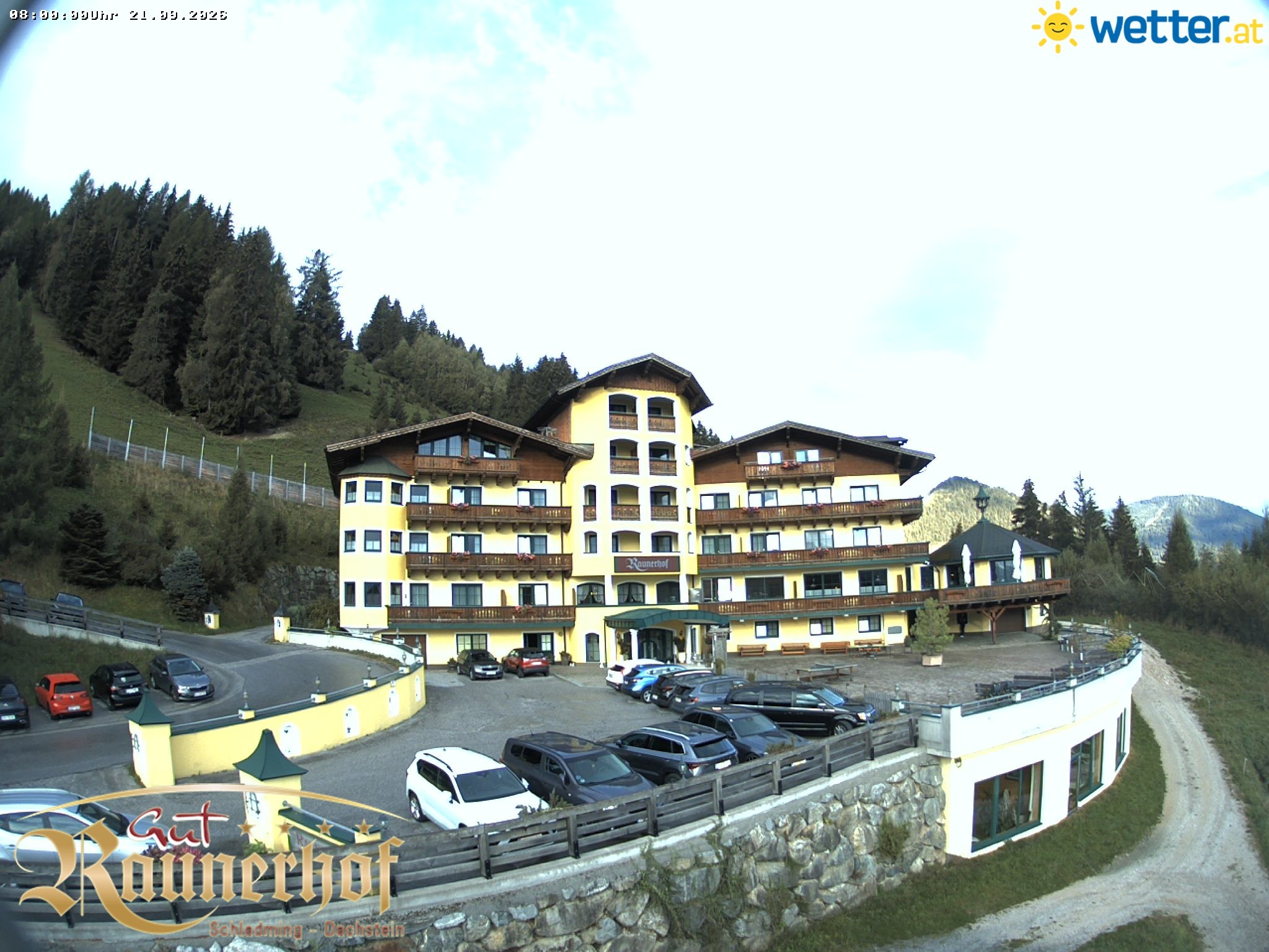 Archived image Webcam Schladming: Hotel Raunerhof