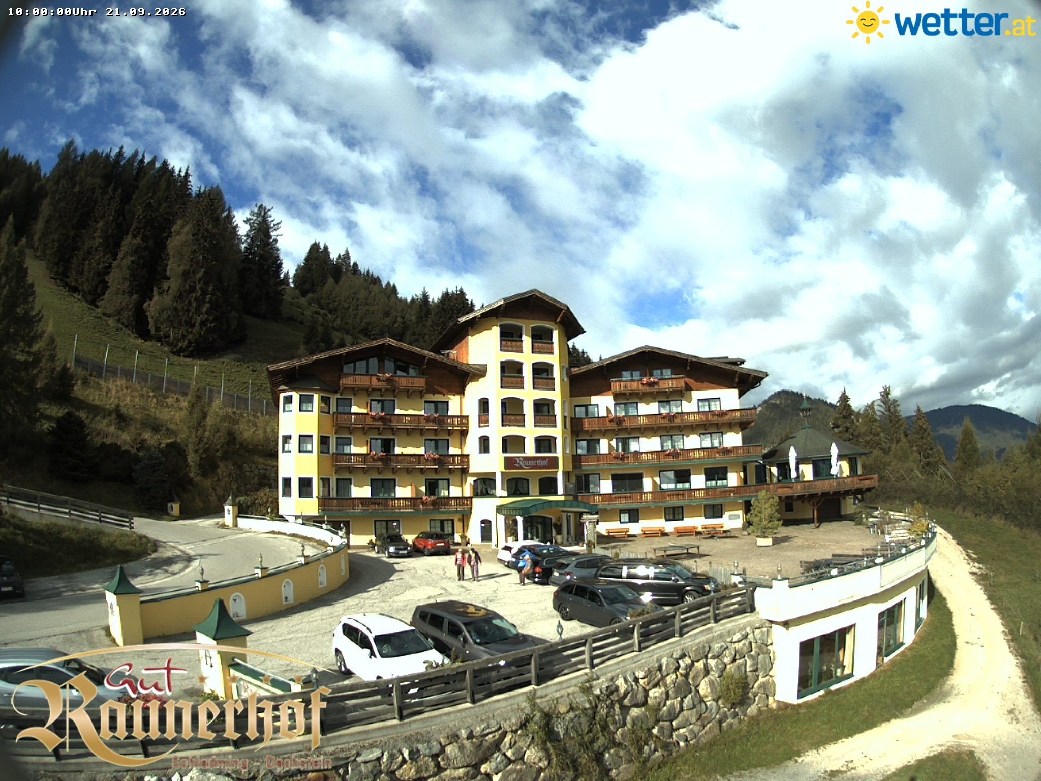 Archived image Webcam Schladming: Hotel Raunerhof