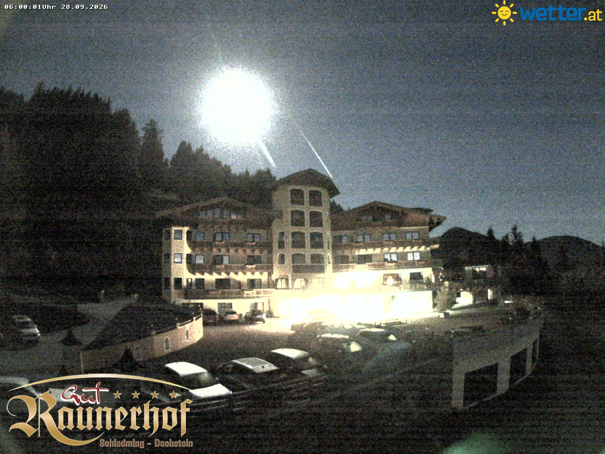 Archived image Webcam Schladming: Hotel Raunerhof