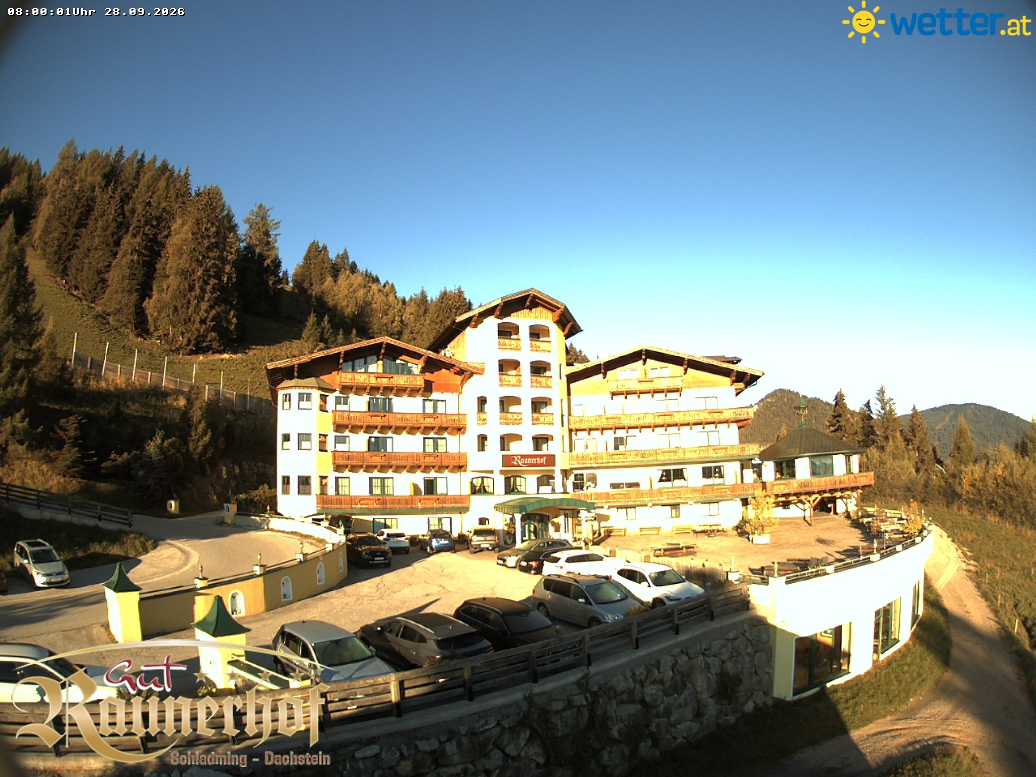 Archived image Webcam Schladming: Hotel Raunerhof