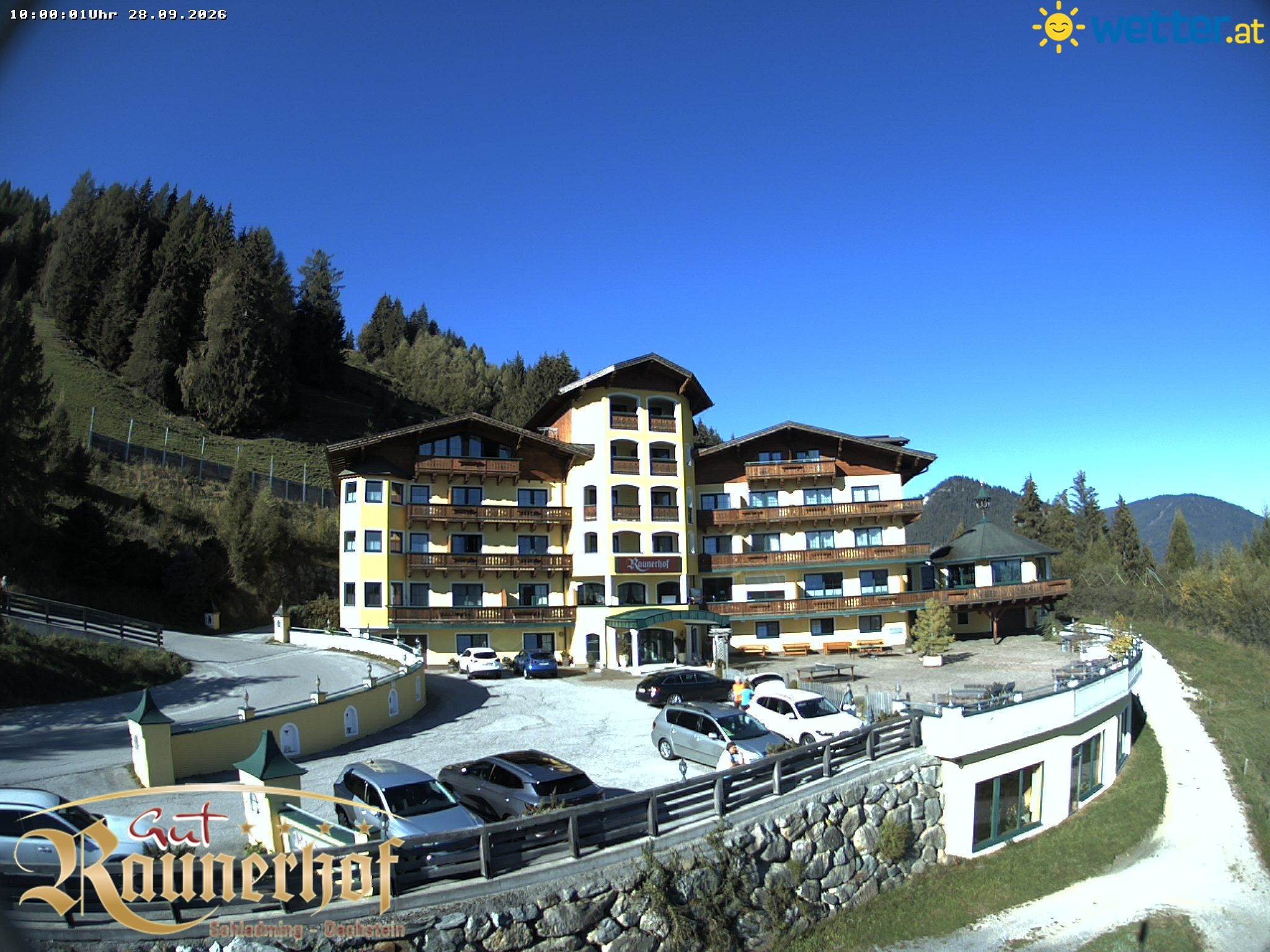 Archived image Webcam Schladming: Hotel Raunerhof