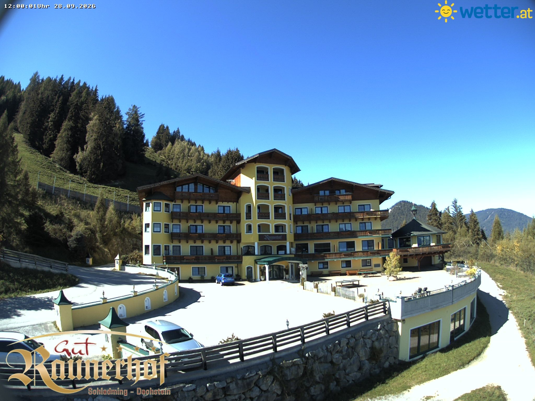 Archived image Webcam Schladming: Hotel Raunerhof