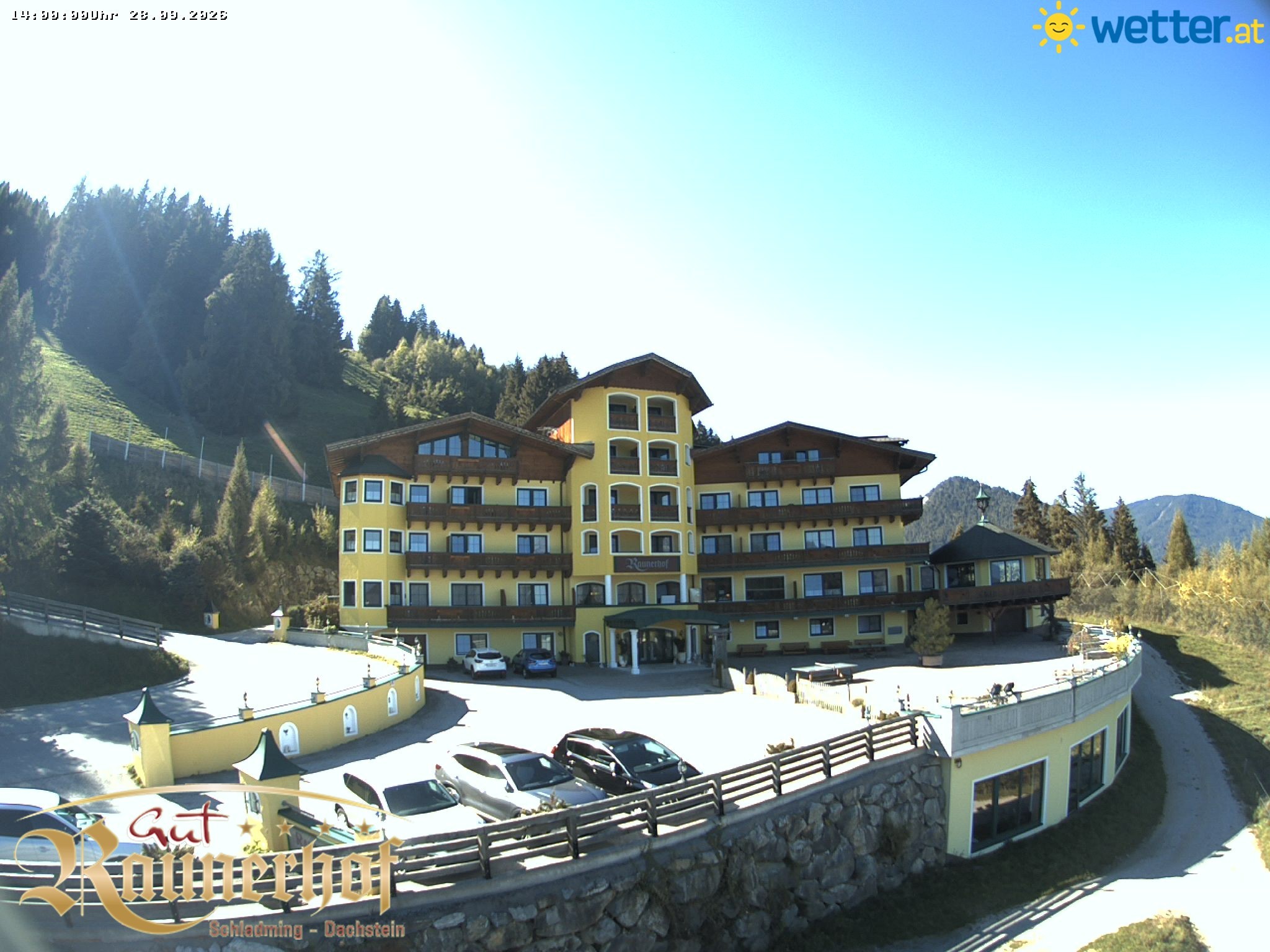 Archived image Webcam Schladming: Hotel Raunerhof