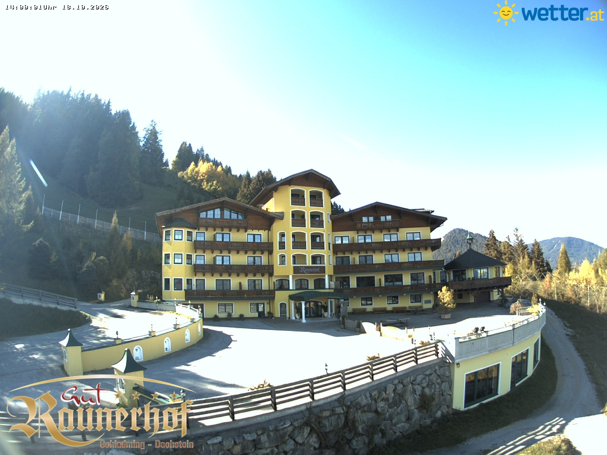 Archived image Webcam Schladming: Hotel Raunerhof