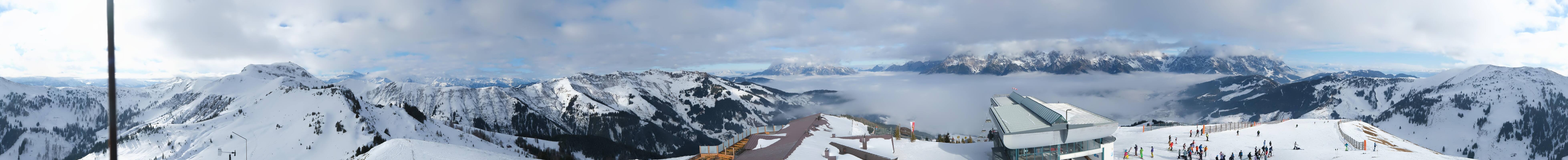 Archiv Foto Webcam Panorama vom Hochkönig