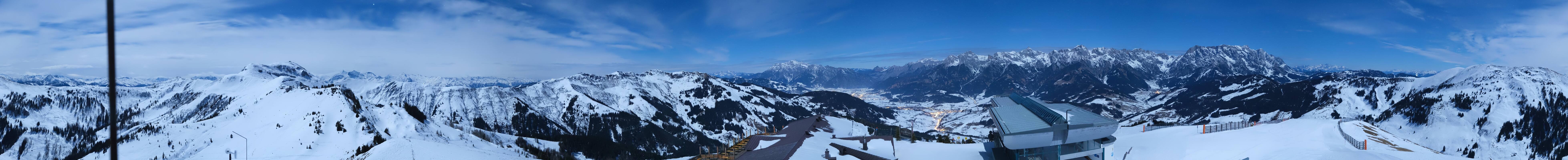 Archived image Webcam Panoramic view of Hochkönig