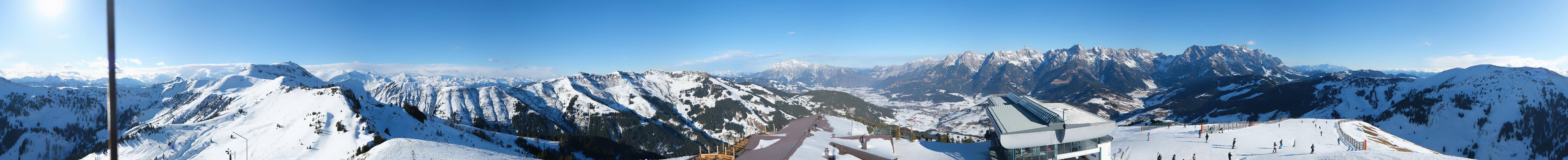 Archived image Webcam Panoramic view of Hochkönig