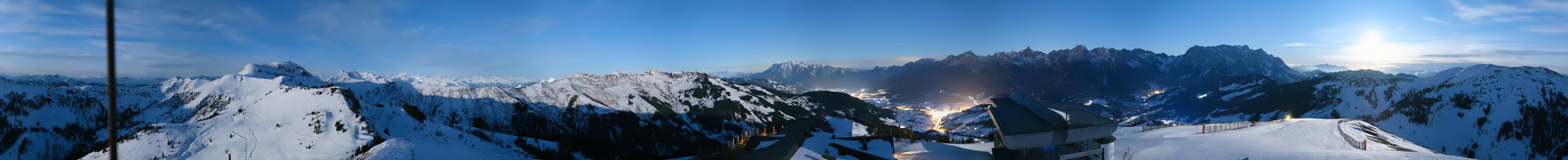 Archived image Webcam Panoramic view of Hochkönig