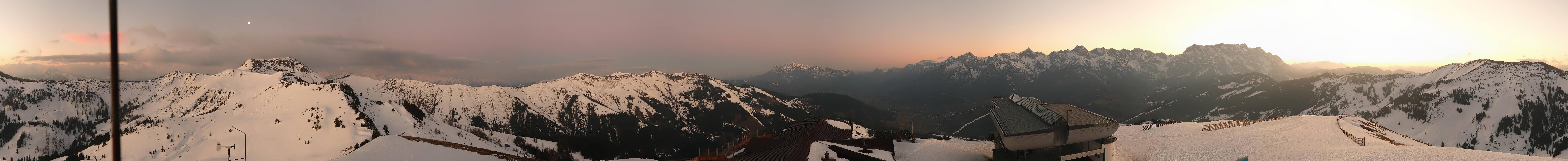 Archived image Webcam Panoramic view of Hochkönig